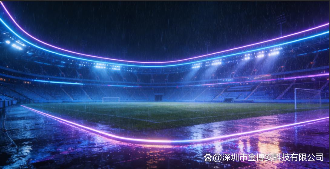 JBOAN金博安LED柔性洗墙灯：柔光重塑体育馆夜景，安全低压点亮运动美学新范式(图1)