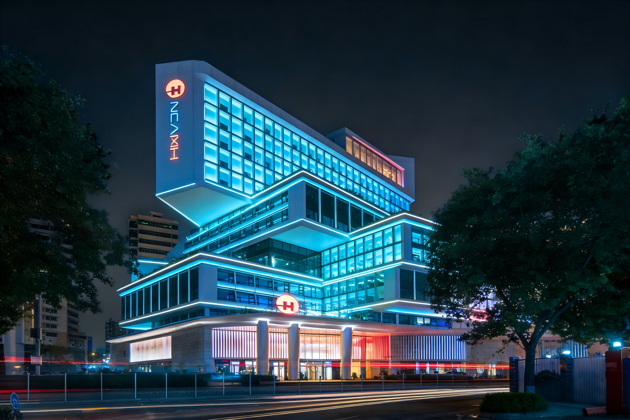 - JBOAN金博安DMX512控光 焕新商业综合体夜间形象(图2)