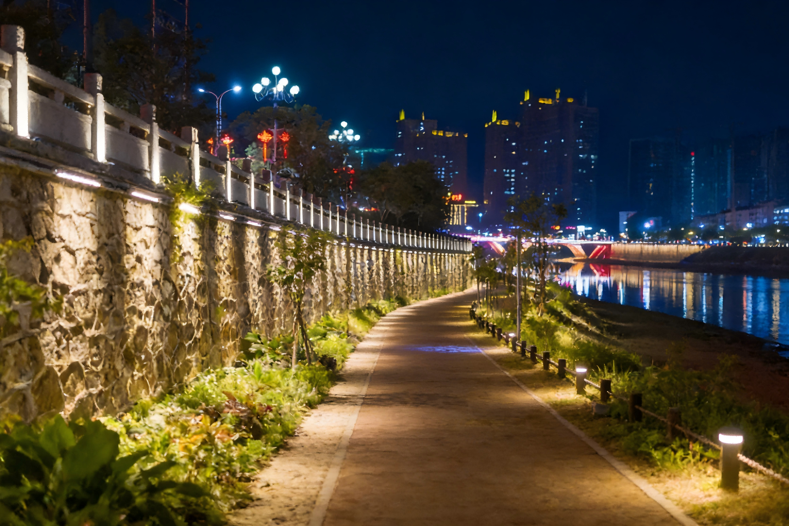 JBOAN 金博安 LED 柔性洗墙灯重塑河岸夜游质感(图2)