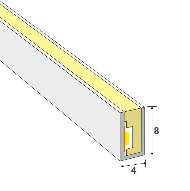 4*8mm 迷你侧弯平面LED霓虹灯带(图1)