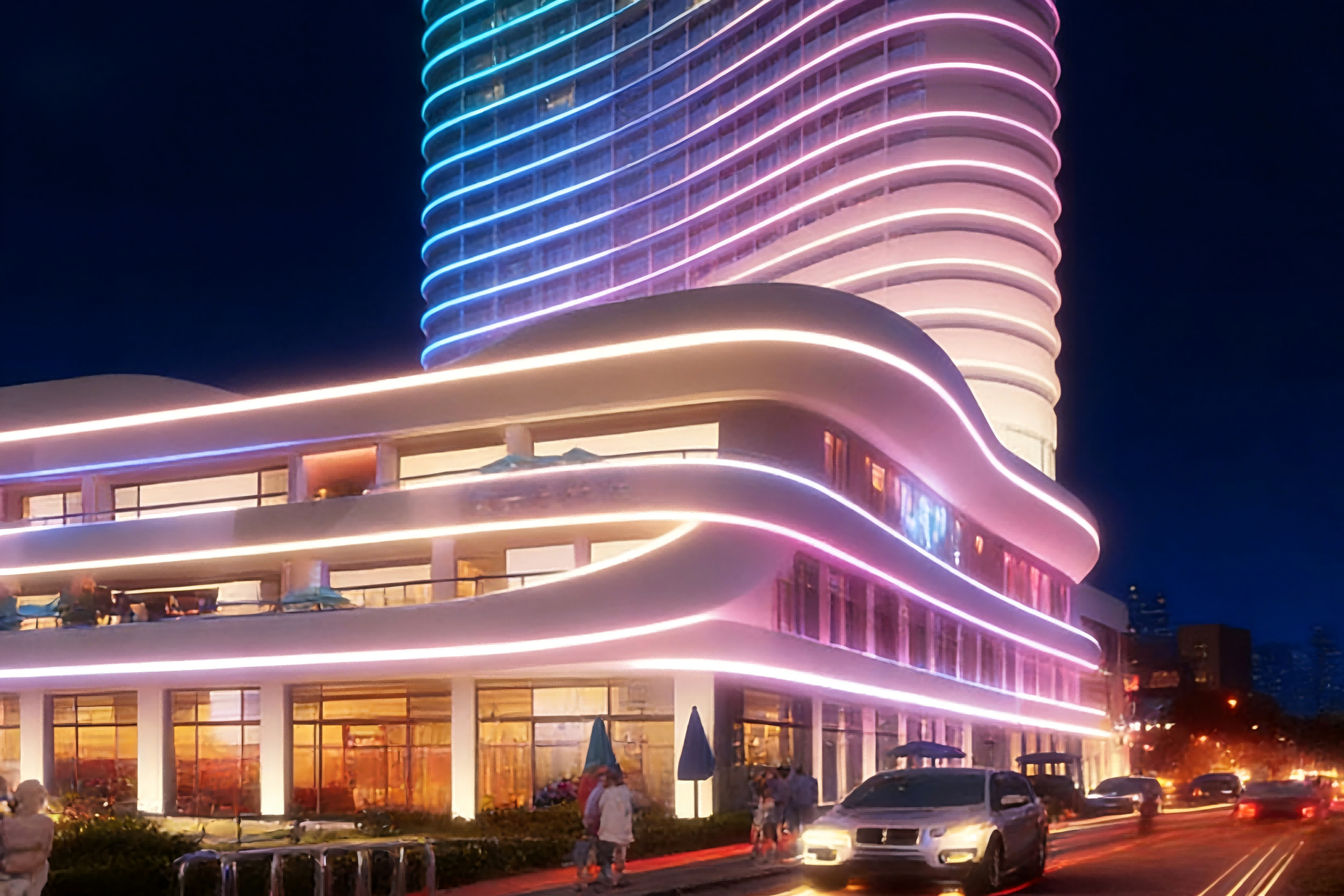 一座商场，一种节日光影 —— 金博安亮化方案(图2)