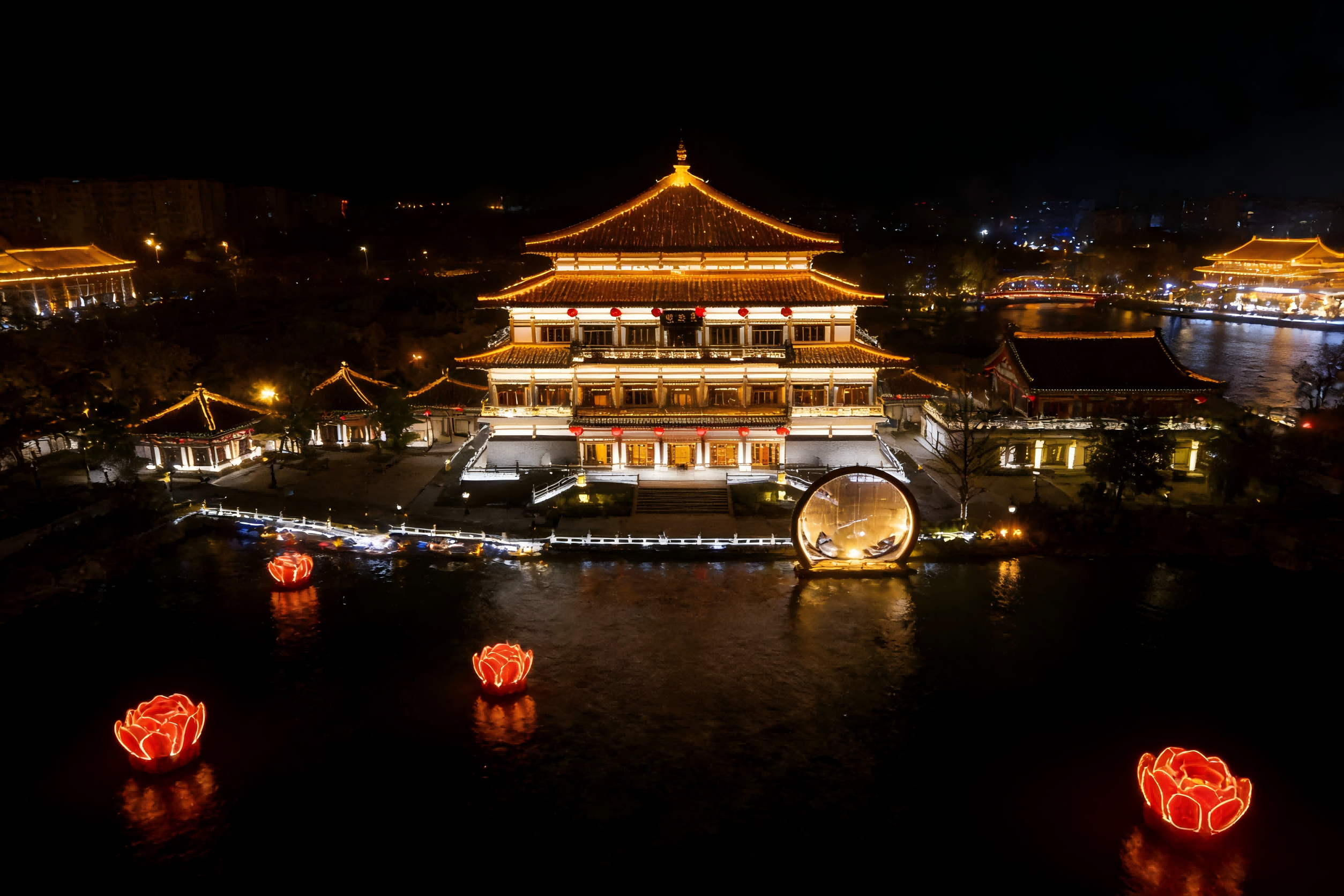 金博安助力曲江新区打造沉浸式夜游(图2)