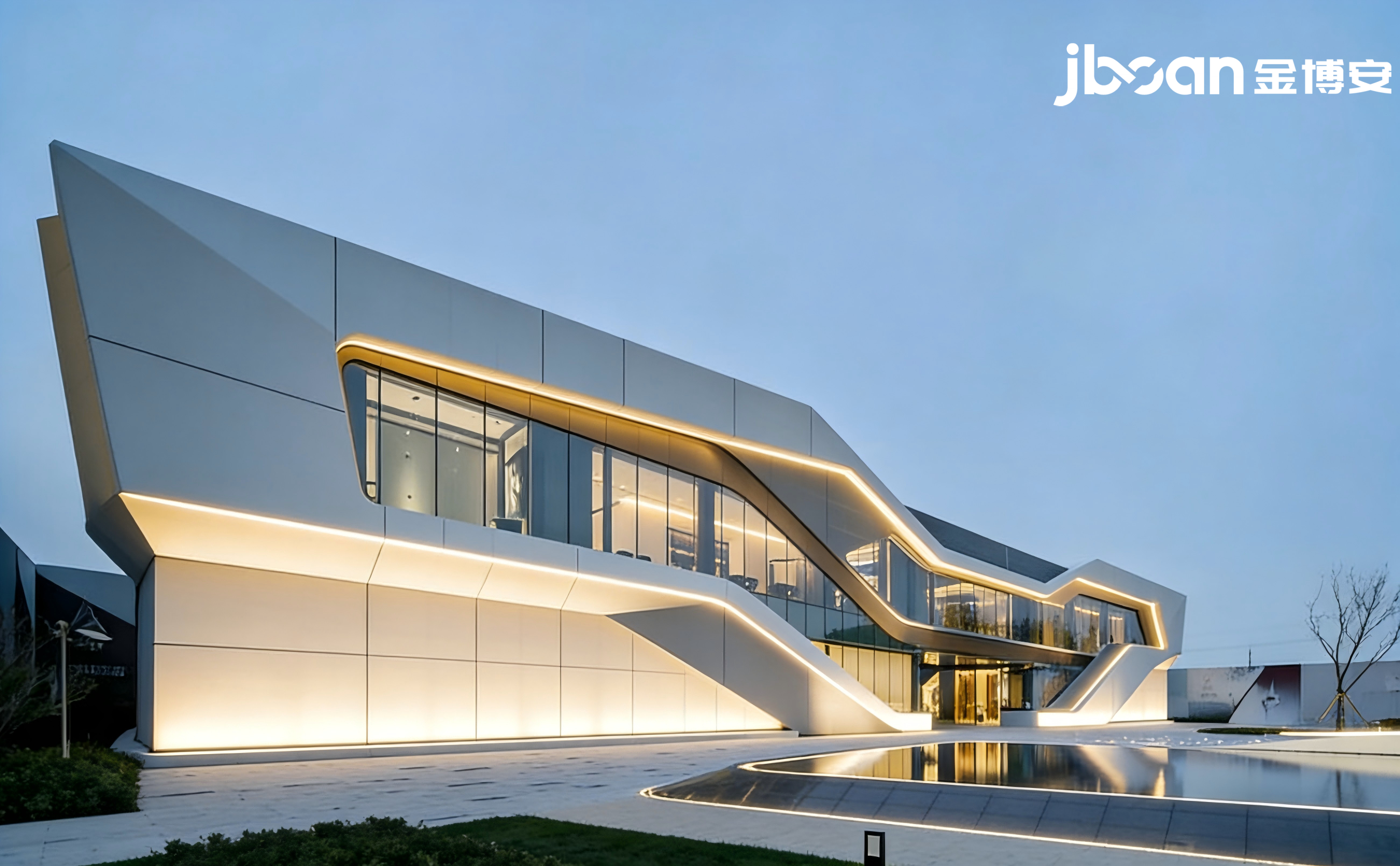 光影织境，焕新地标：JBOAN金博安点亮奉贤百联商圈夜景(图3)