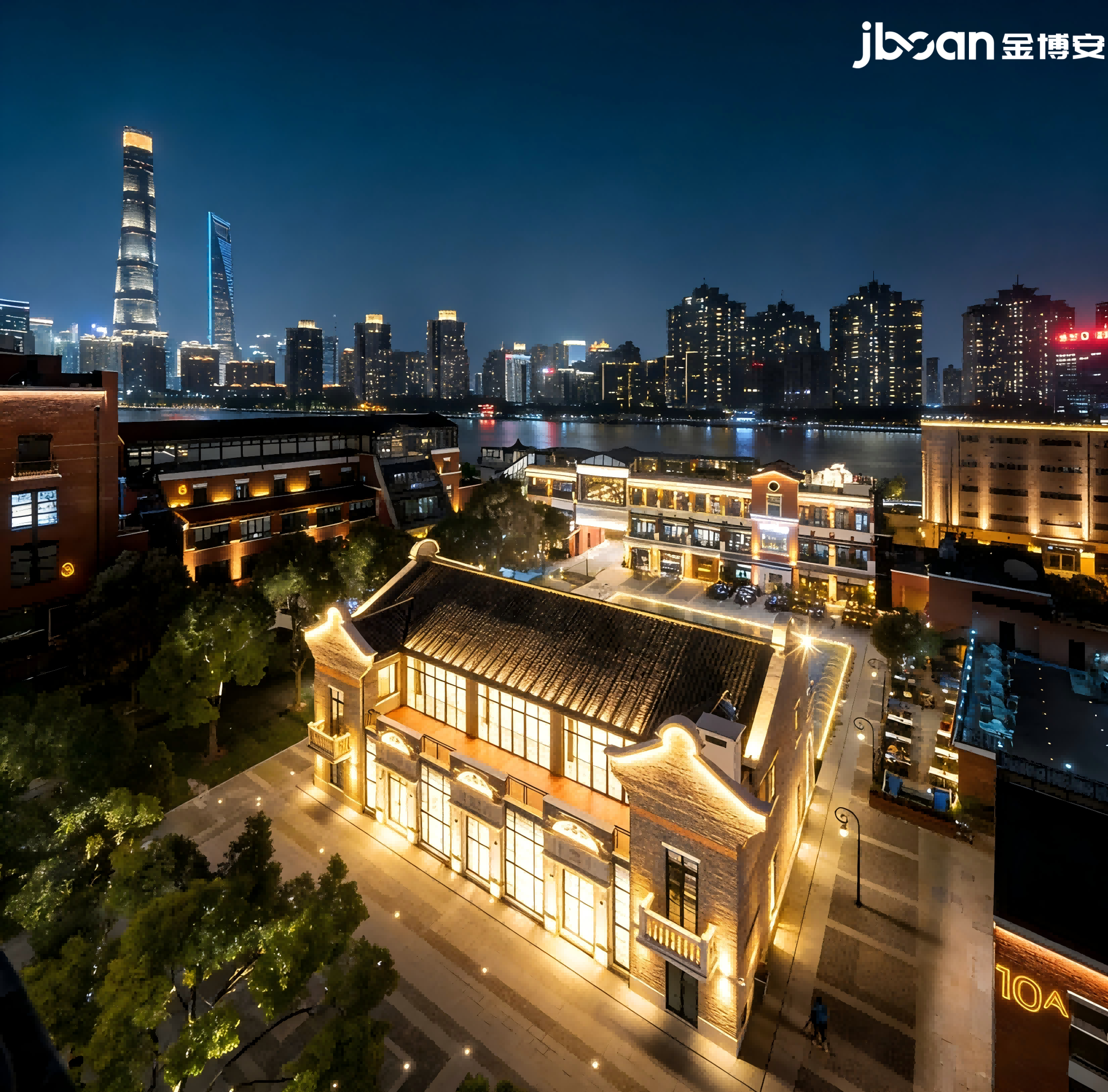 金博安柔性洗墙灯 点亮上海老码头百年夜景(图3)