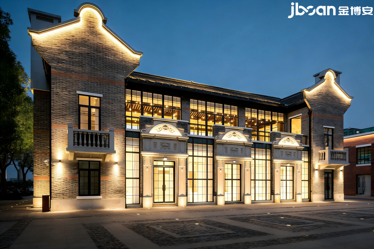 金博安柔性洗墙灯 点亮上海老码头百年夜景(图1)