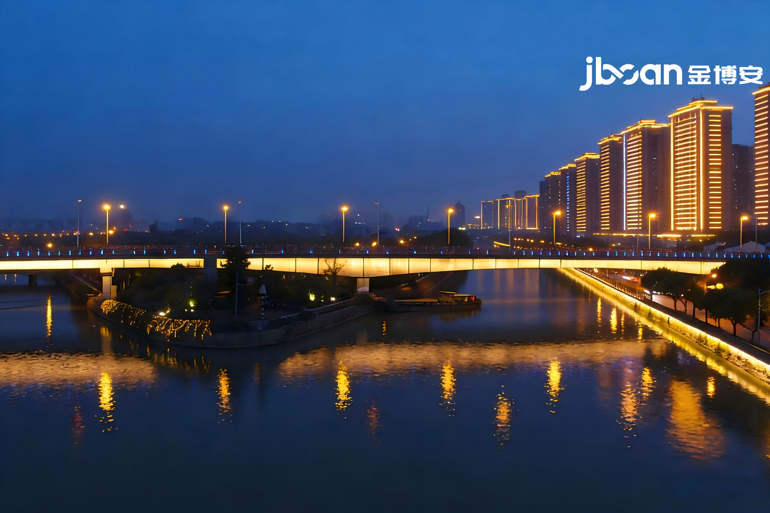 金博安柔性LED洗墙灯：光影织就运河两岸夜景新画卷(图3)