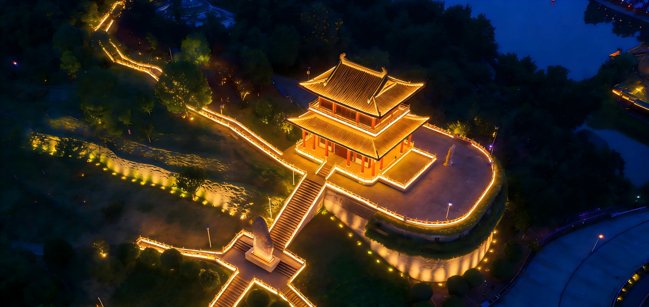 金博安柔性LED洗墙灯:光影传韵,点亮运河遗址公园千年风华(图1) 金博安柔性LED洗墙灯:光影传韵,点亮运河遗址公园千年风华(图1)