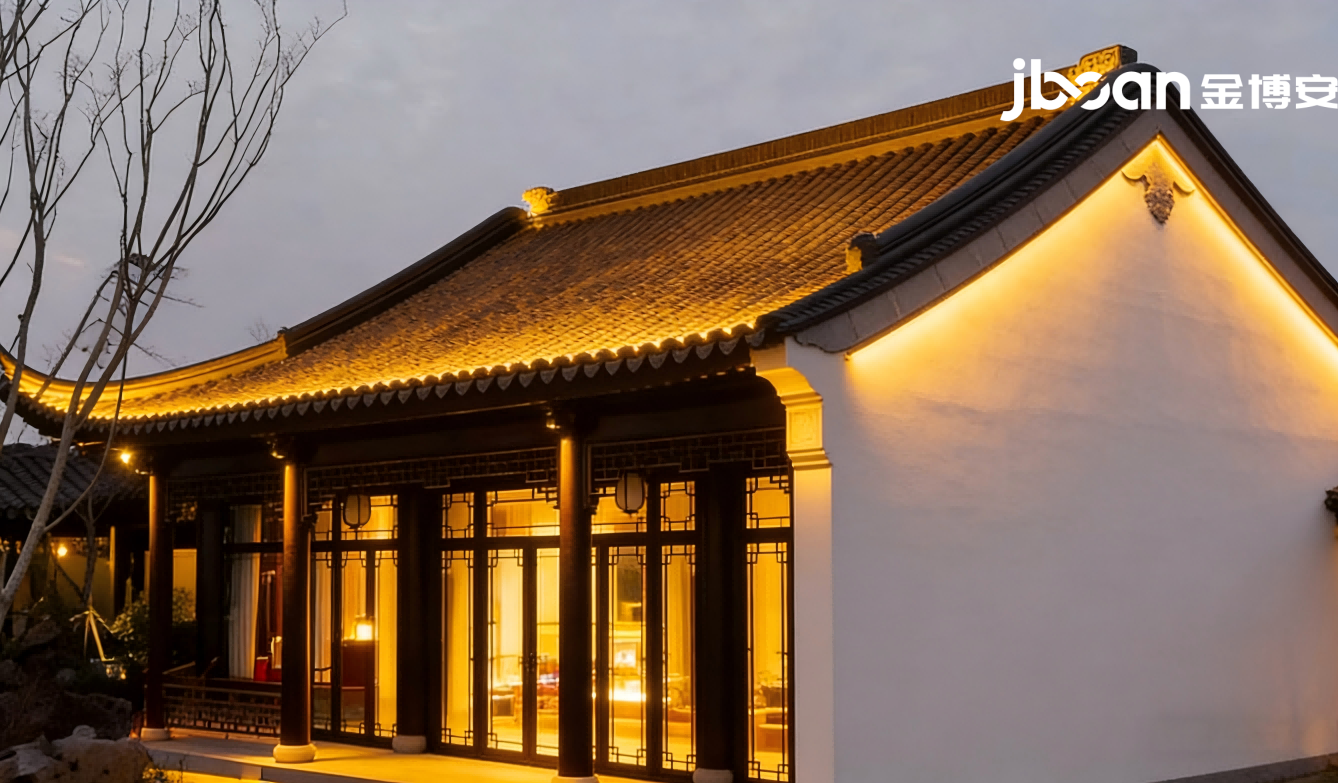 武汉三里畈桃花源示范区夜景亮化工程(图2)