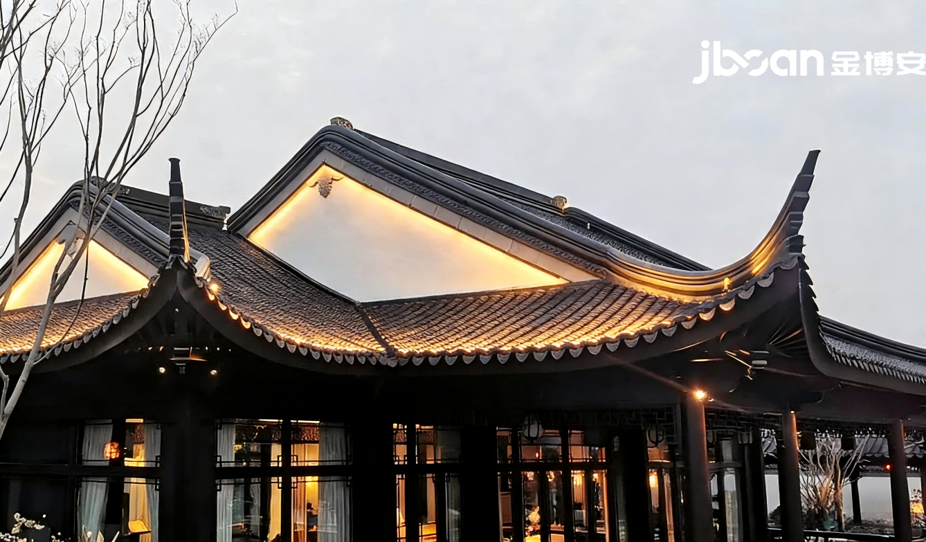 武汉三里畈桃花源示范区夜景亮化工程(图3)