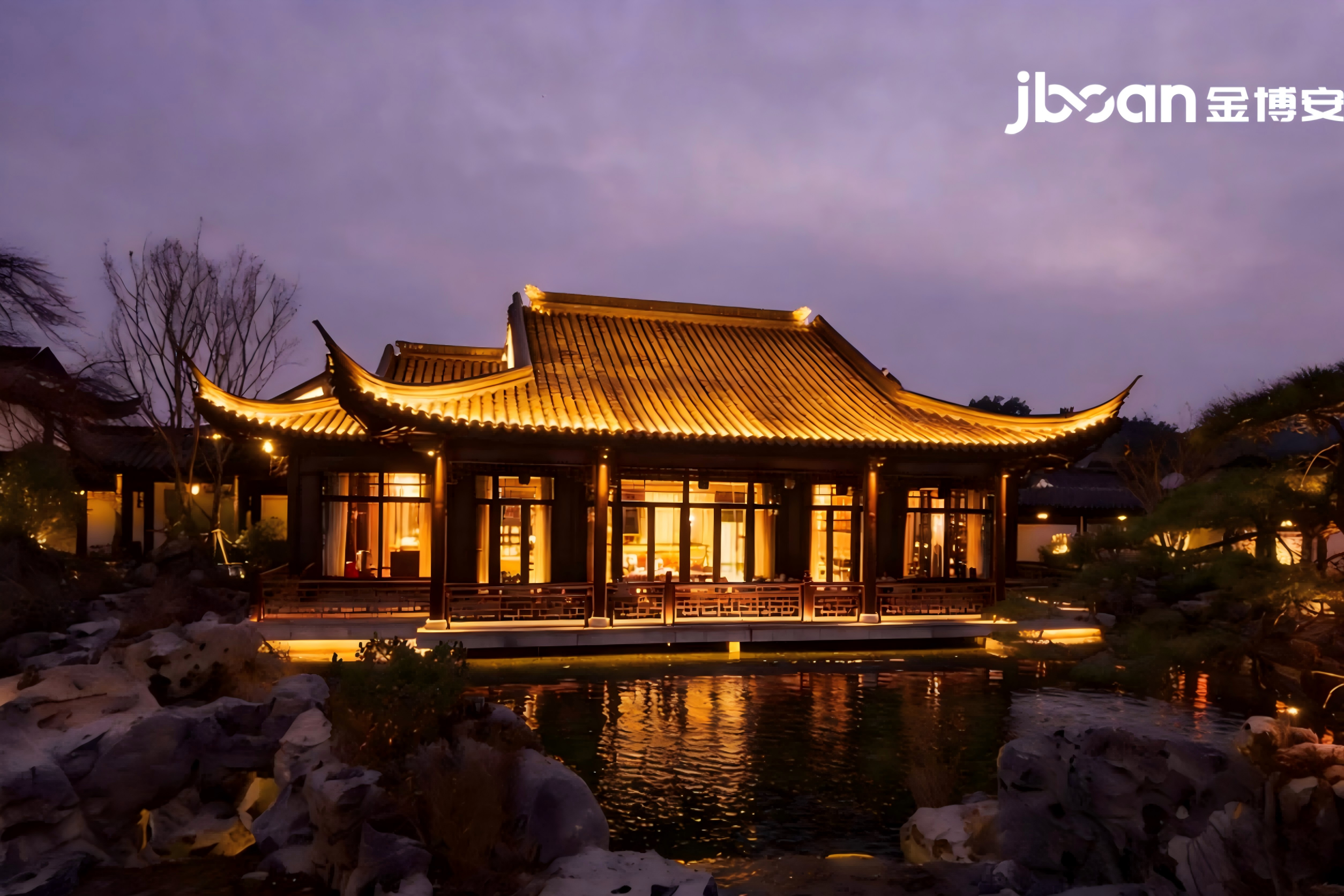 武汉三里畈桃花源示范区夜景亮化工程