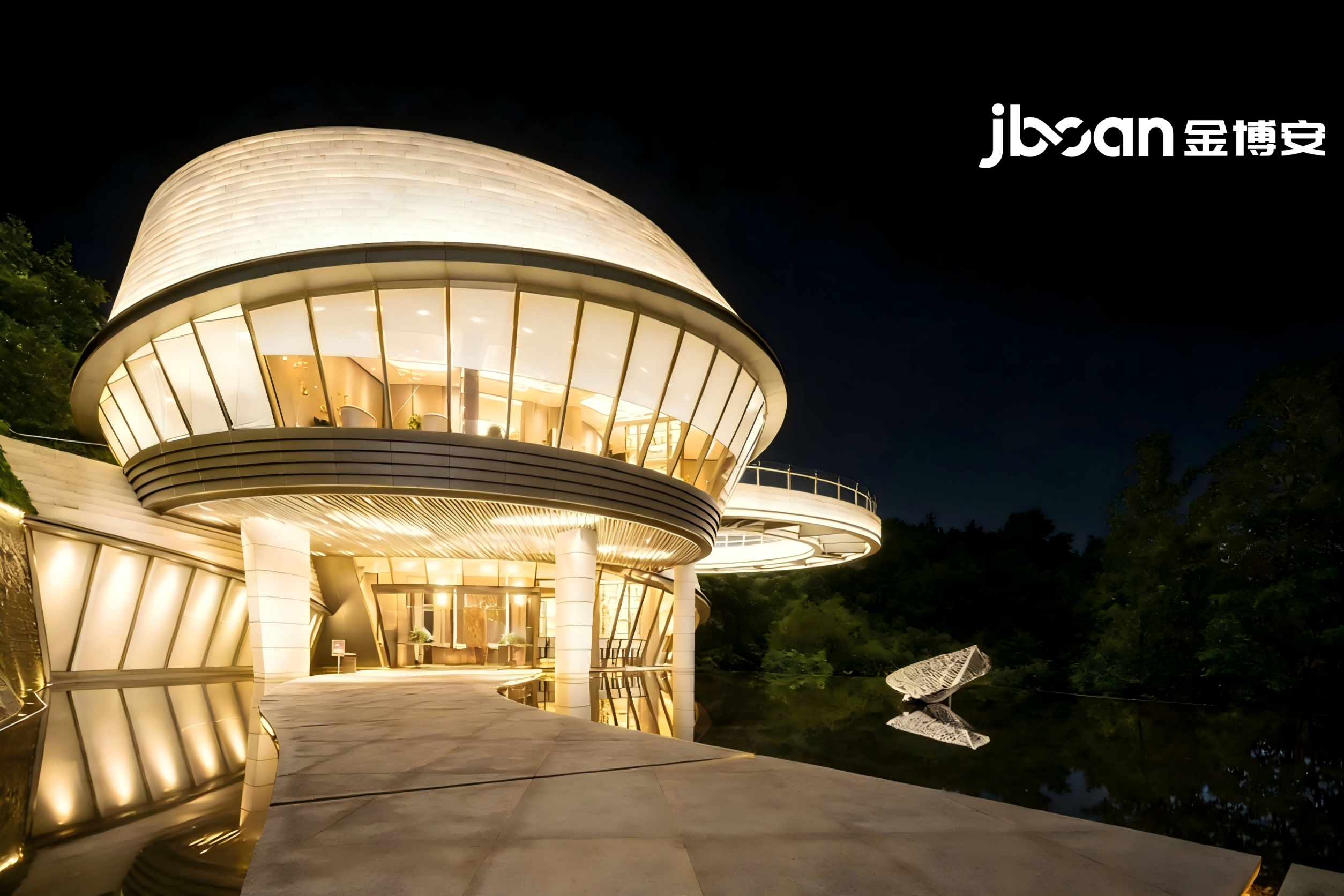 金博安柔性光影赋能重庆舜山府，点亮低密高端人居夜景