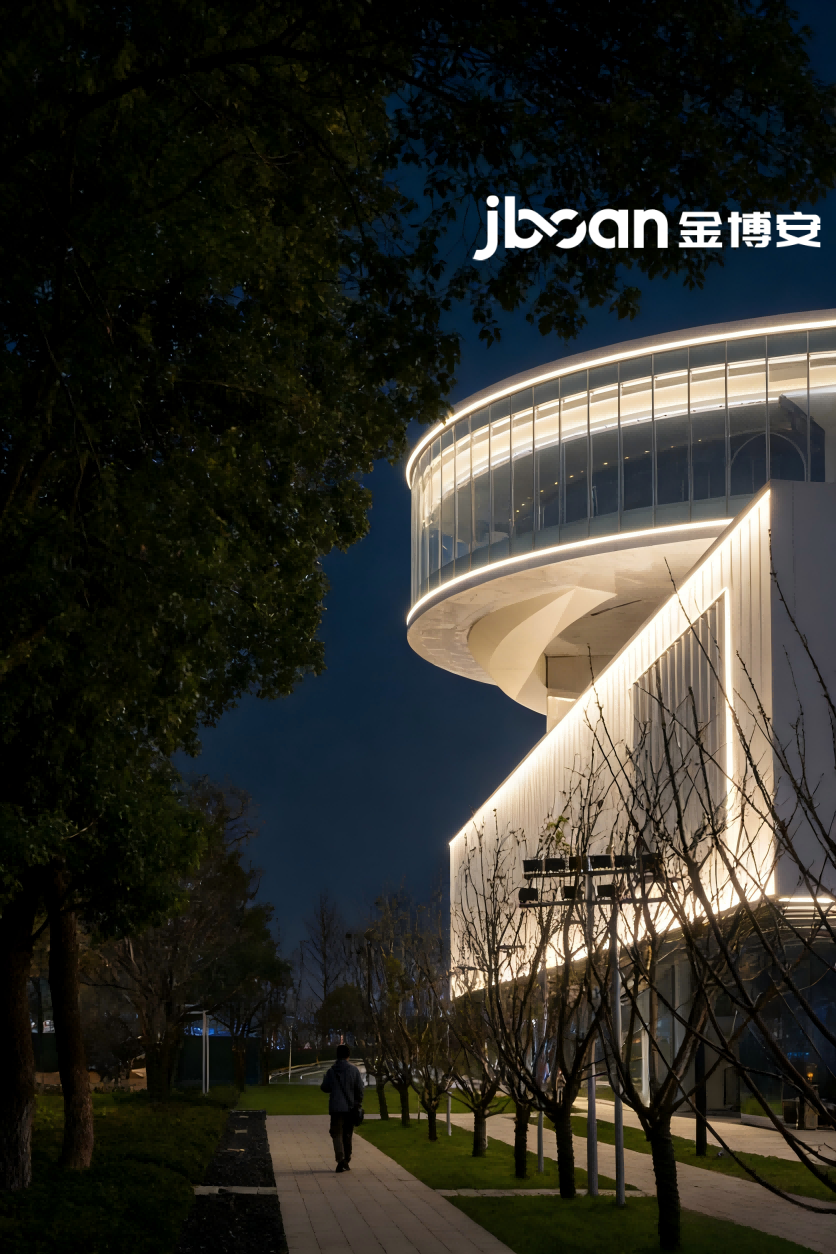 JBOAN柔性洗墙灯打造杭州智慧网谷展示中心(图4)