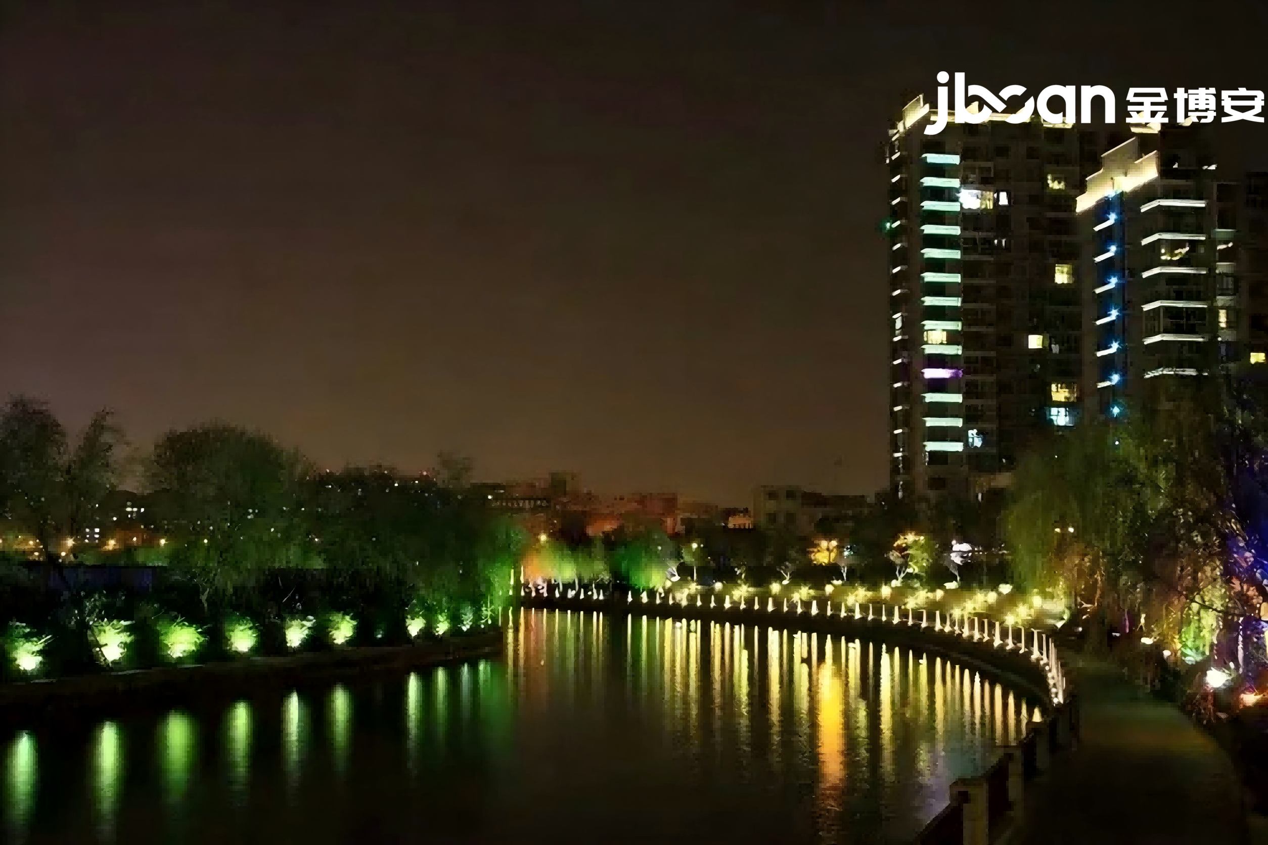 JBOAN金博安点亮眉山一河两岸夜景亮化工程(图6)