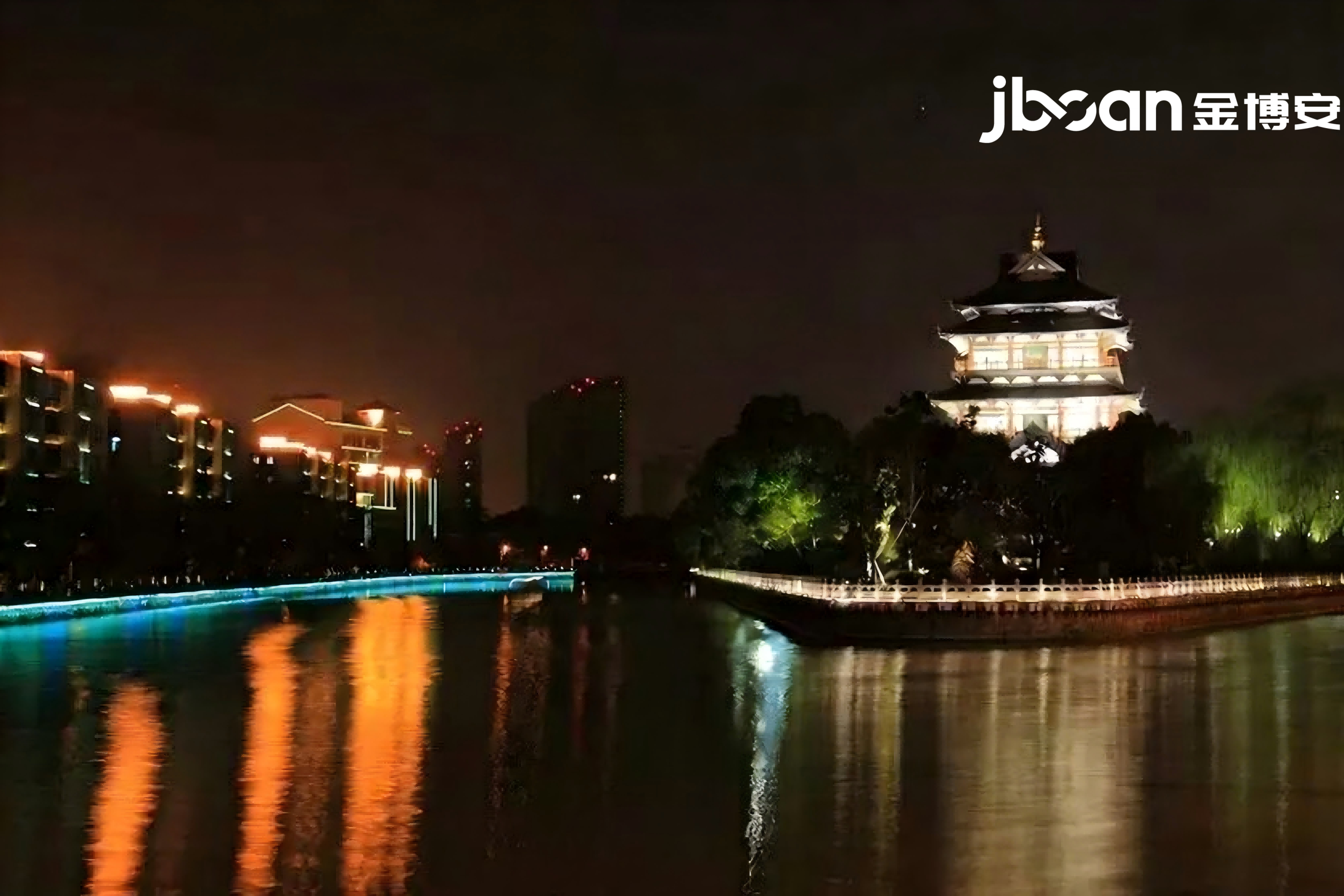 JBOAN金博安点亮眉山一河两岸夜景亮化工程(图1)