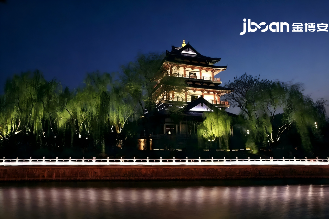 JBOAN金博安点亮眉山一河两岸夜景亮化工程(图2)