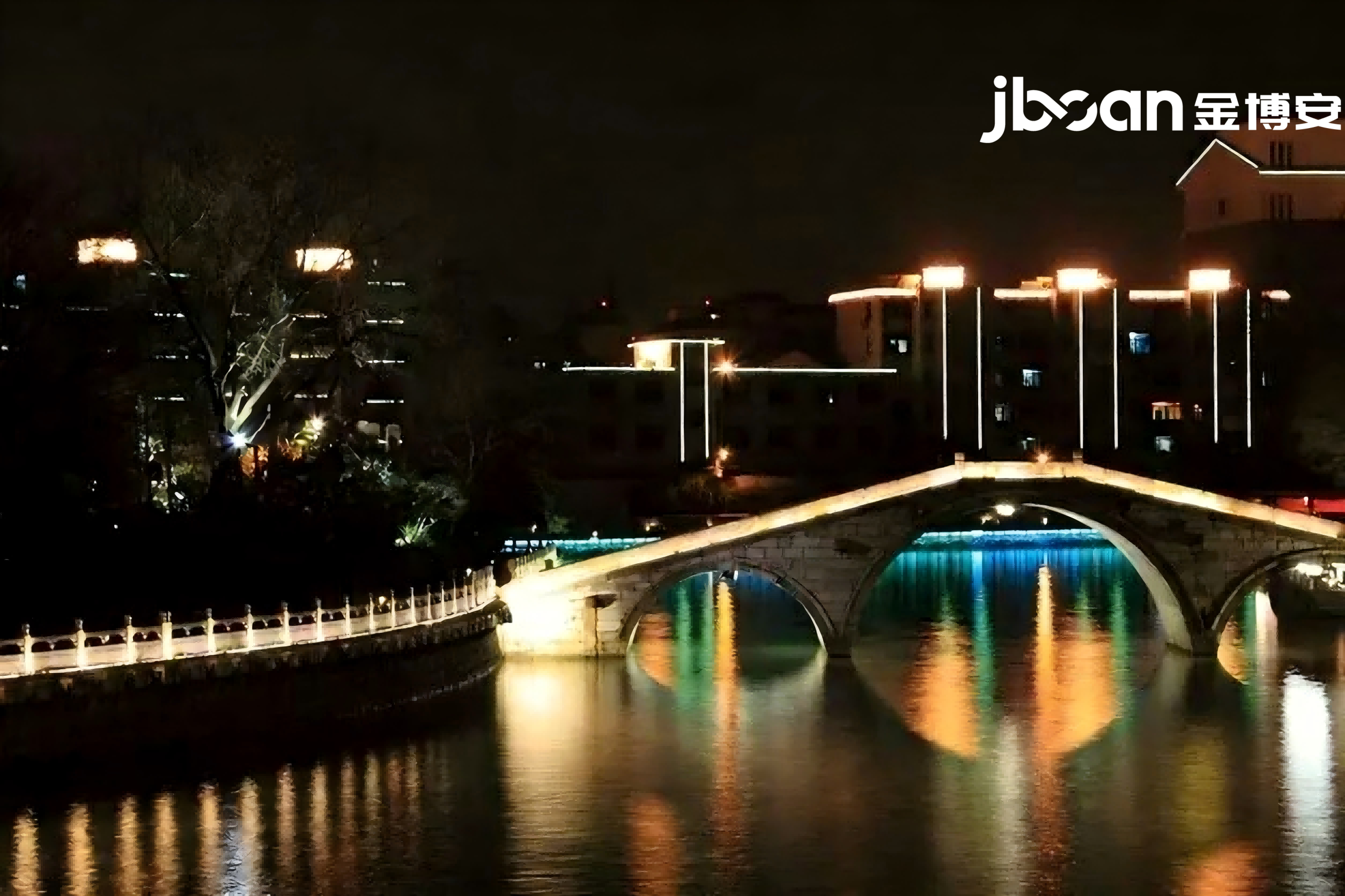 JBOAN金博安点亮眉山一河两岸夜景亮化工程(图3)
