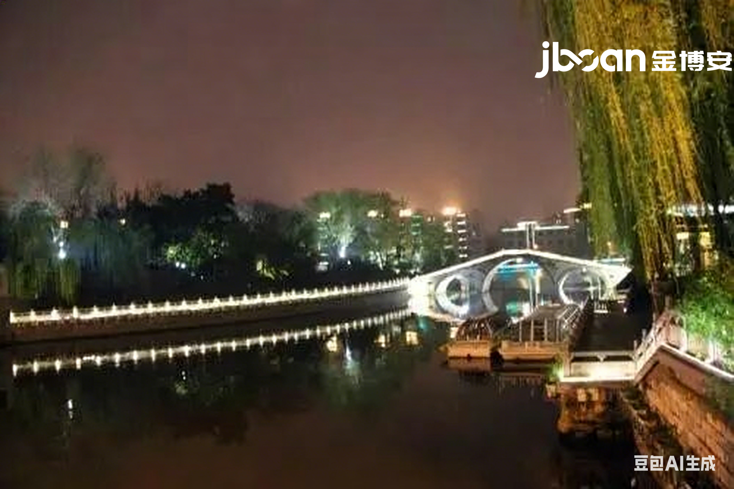 JBOAN金博安点亮眉山一河两岸夜景亮化工程(图4)