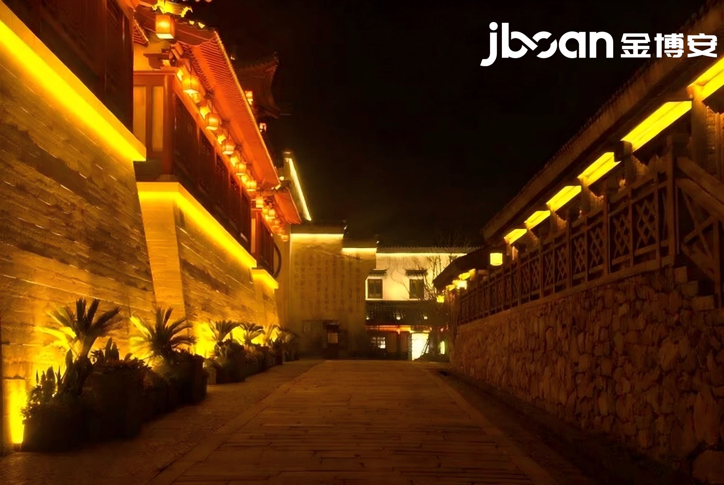 JBOAN金博安点亮东方盐湖景区古韵夜景(图6)