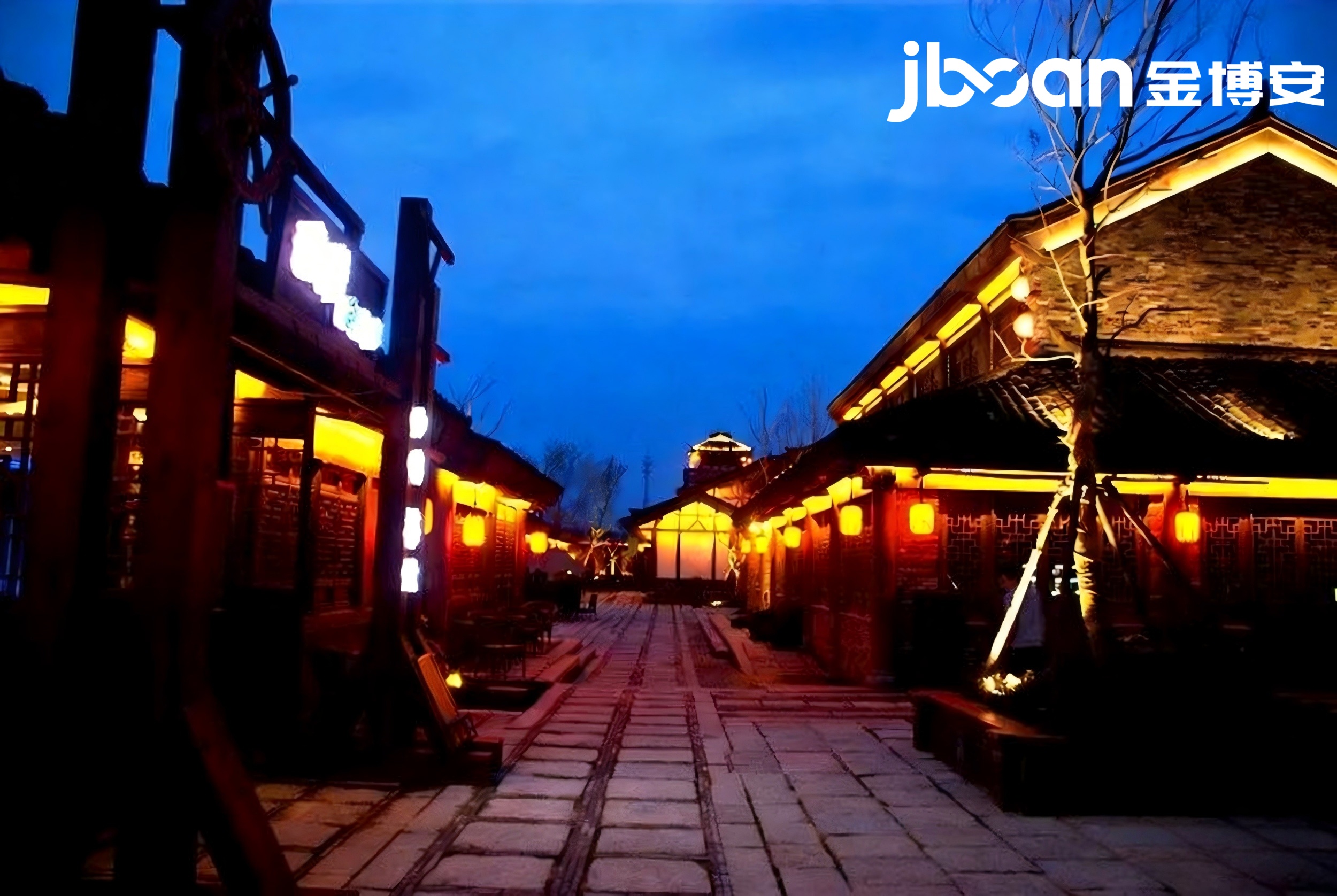 JBOAN金博安点亮东方盐湖景区古韵夜景(图1)