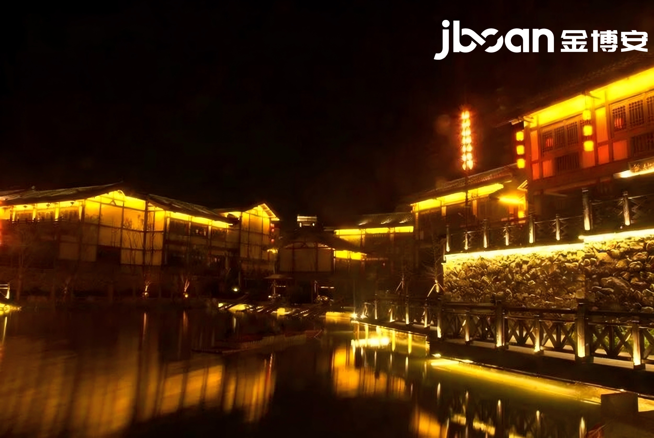 金辉映古邑，夜醉盐湖城｜JBOAN金博安点亮东方盐湖景区古韵夜景(图4)