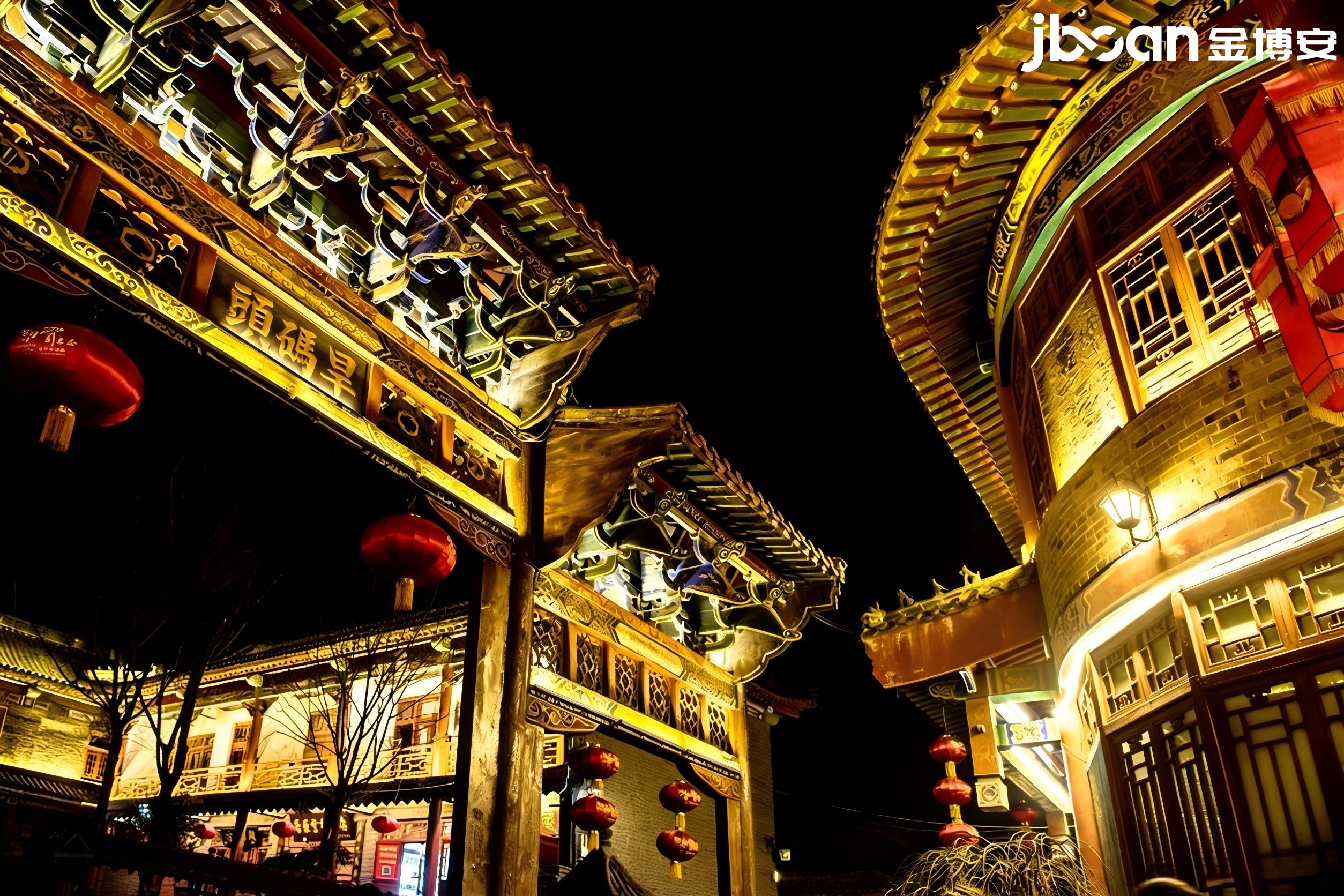 JBOAN金博安匠造淄博周村古街夜景(图6)