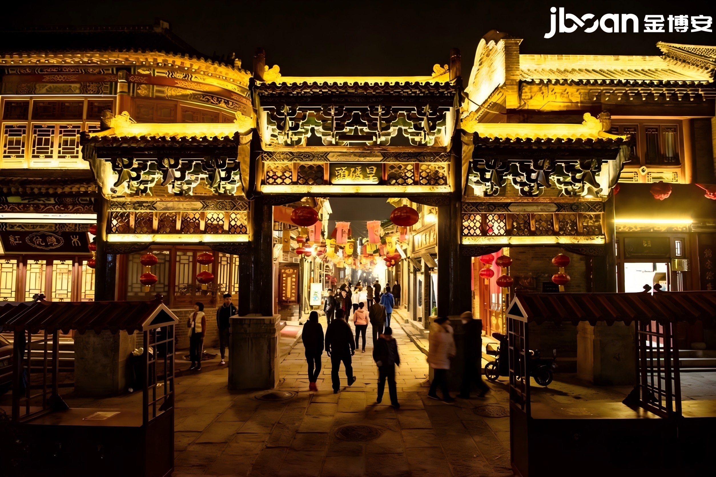 JBOAN金博安匠造淄博周村古街夜景(图1)