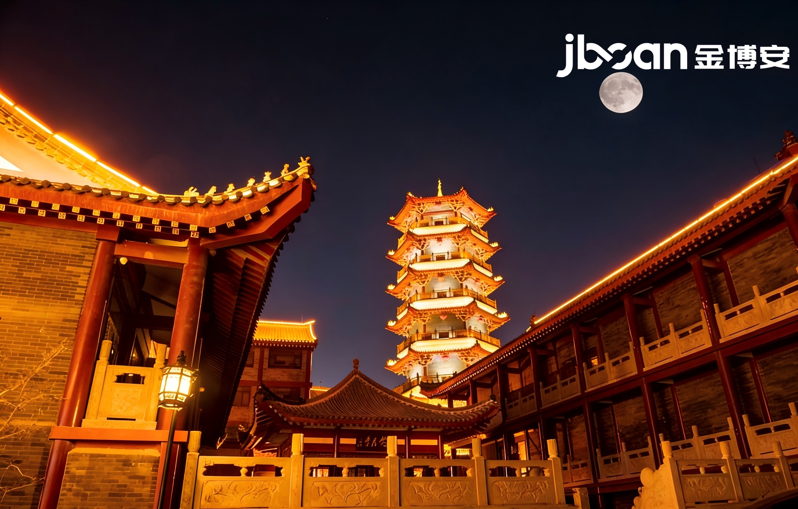 金辉映古城,灯耀千年韵|JBOAN金博安匠造青州古城夜景亮化新范本(图4) 金辉映古城,灯耀千年韵|JBOAN金博安匠造青州古城夜景亮化新范本(图4)