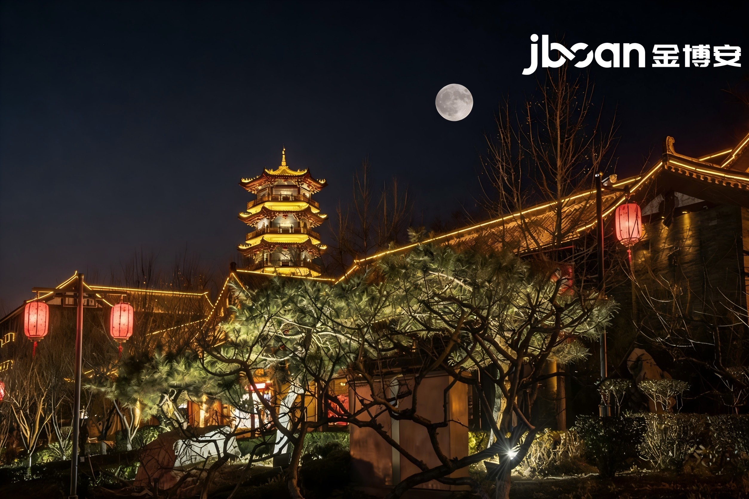 JBOAN金博安匠造青州古城夜景亮化新范本(图1)