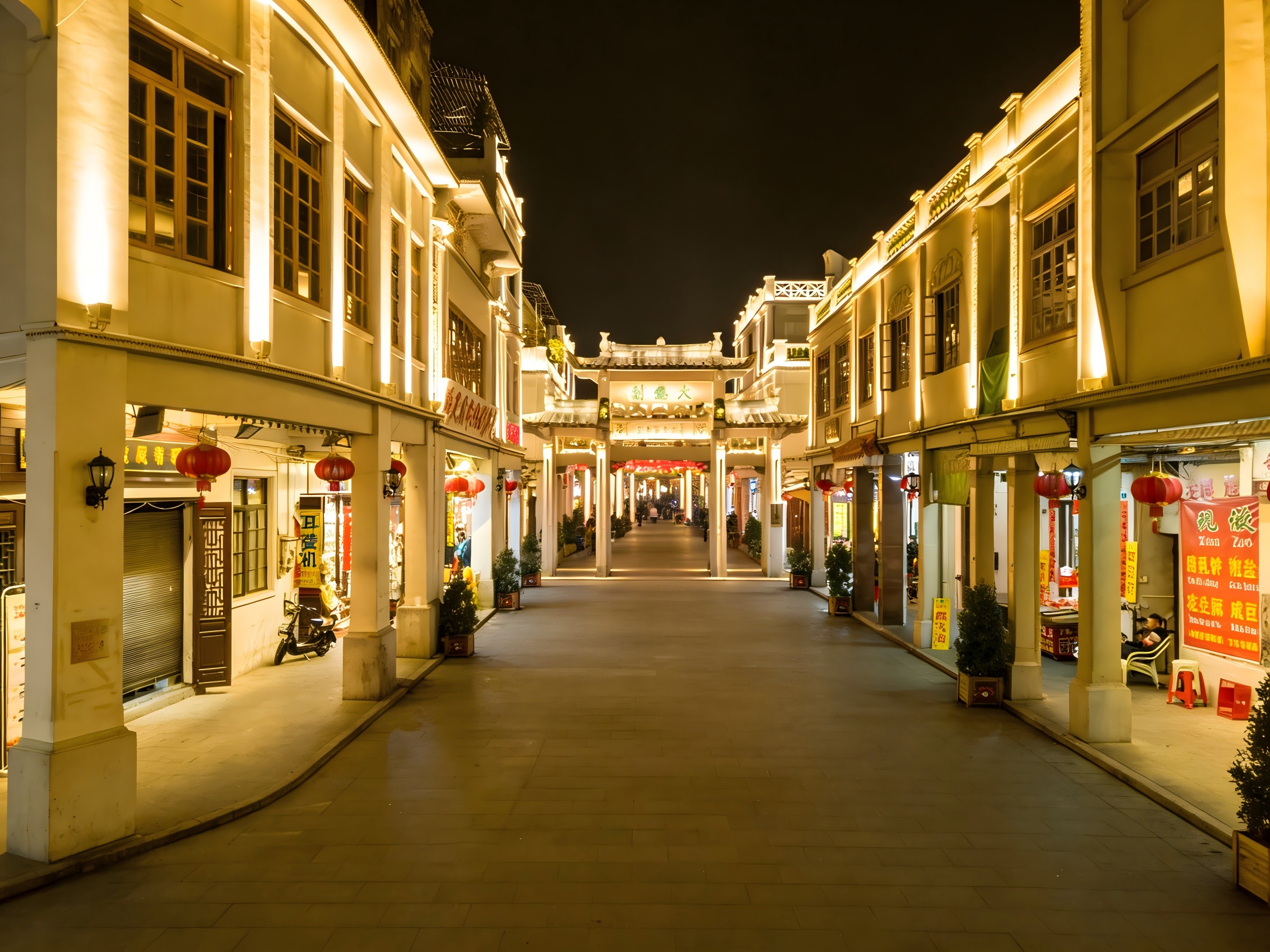 金辉映潮韵,灯耀古牌坊|JBOAN金博安点亮潮州牌坊街商业夜景(图2) 金辉映潮韵,灯耀古牌坊|JBOAN金博安点亮潮州牌坊街商业夜景(图2)