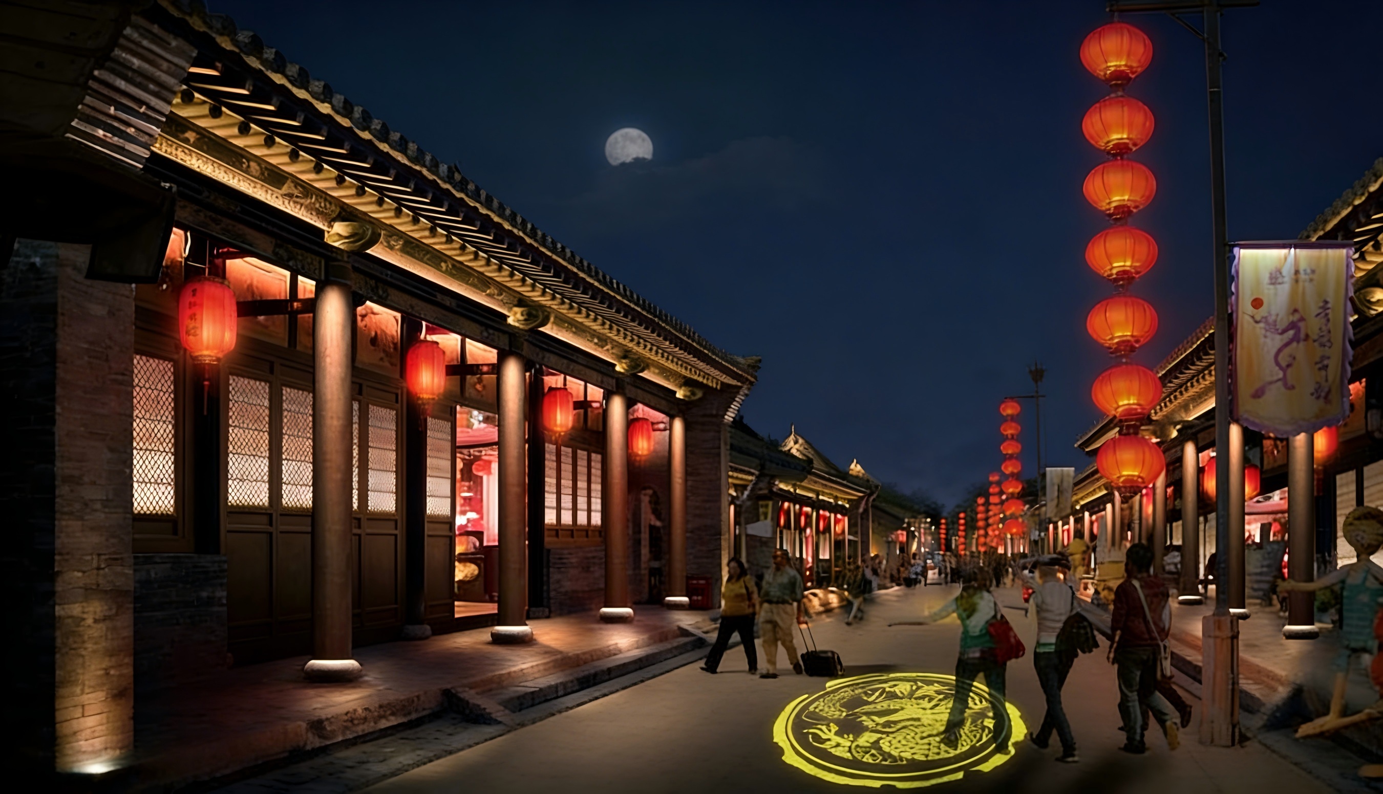 浅析古镇建筑亮化夜景工程——JBOAN金博安柔性LED洗墙灯应用方案(图3) 浅析古镇建筑亮化夜景工程——JBOAN金博安柔性LED洗墙灯应用方案(图3)