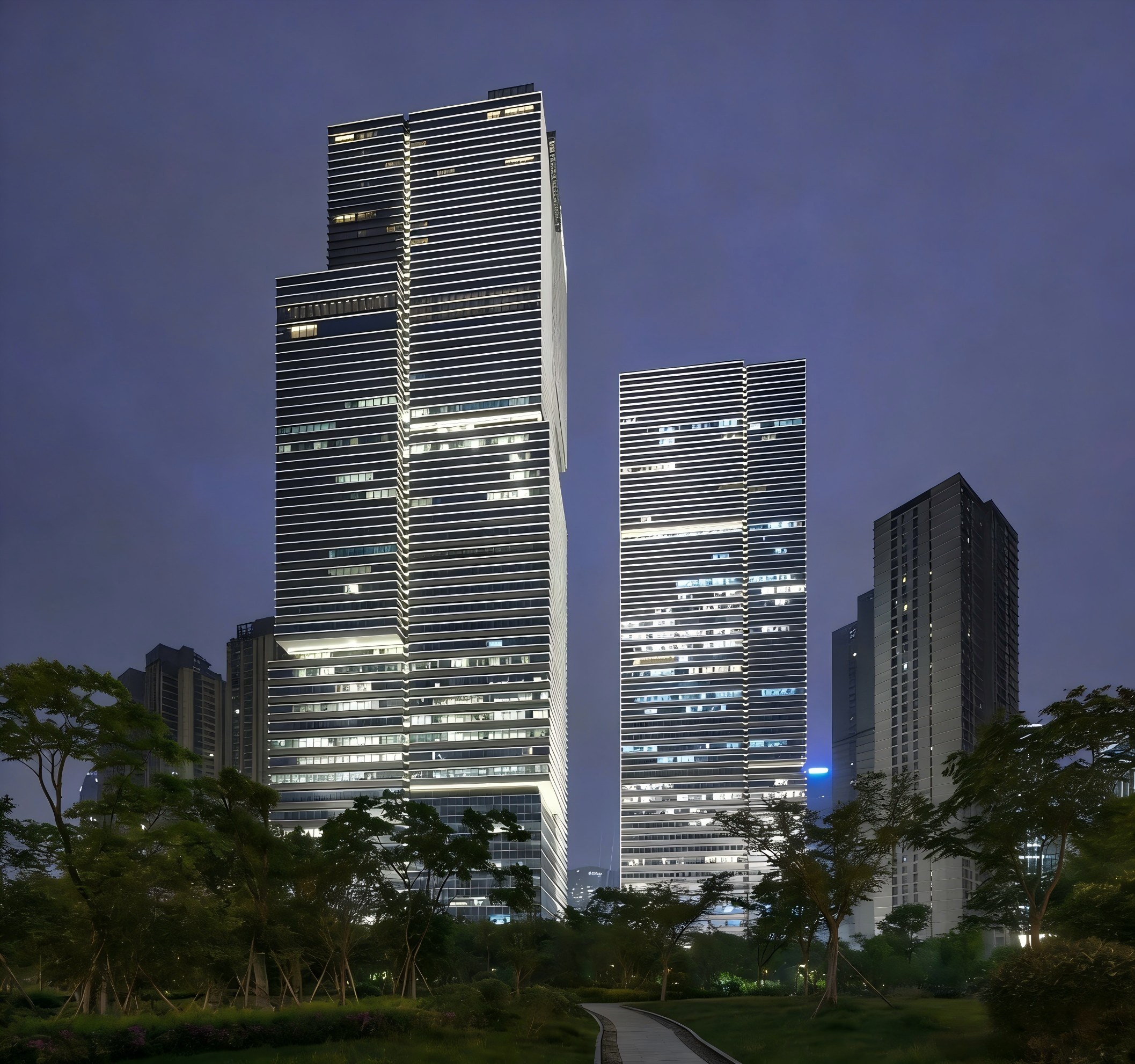 智光焕新商圈，灯耀钱江芯｜JBOAN金博安匠造杭州华润万象城二期灯光工程(图1)