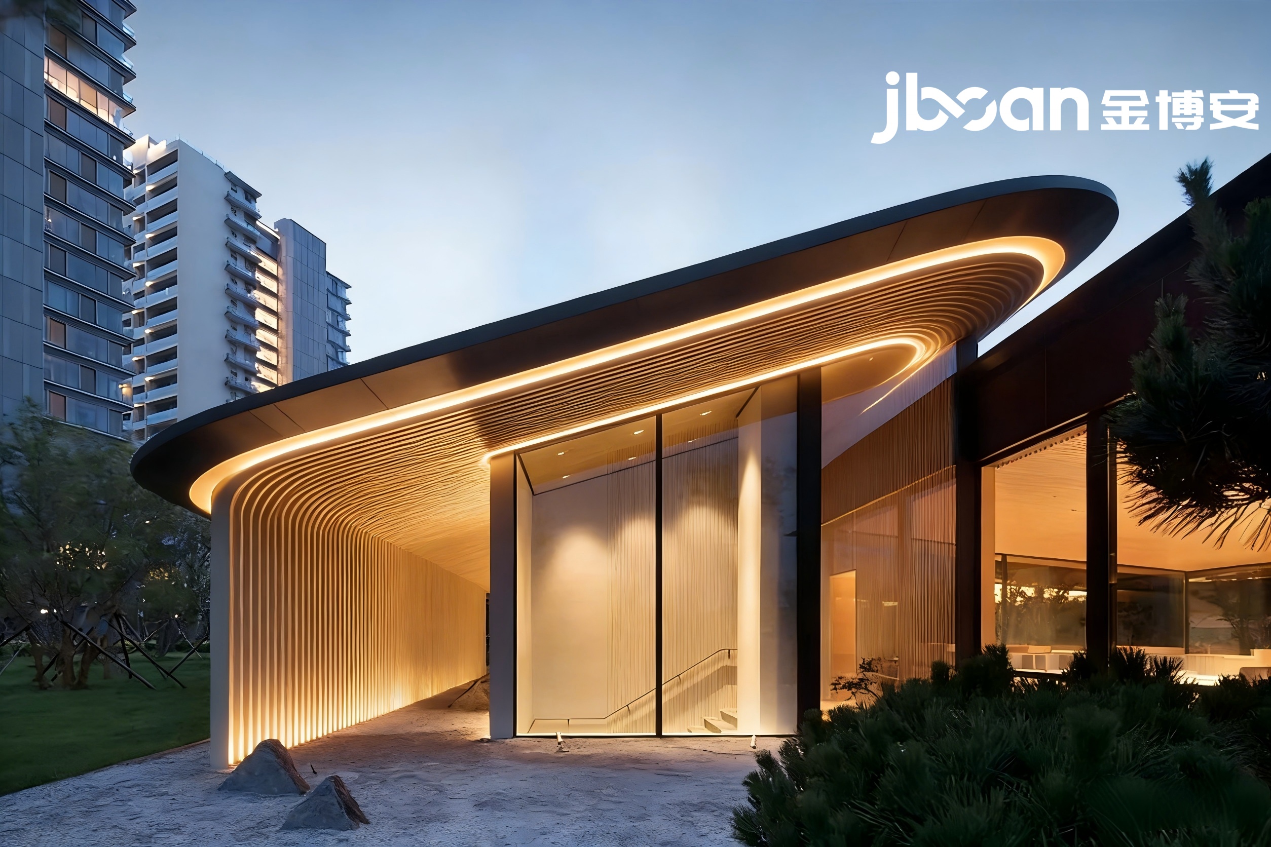 JBOAN金博安｜光影融林，点亮阿那亚槐树林餐饮会所(图3)