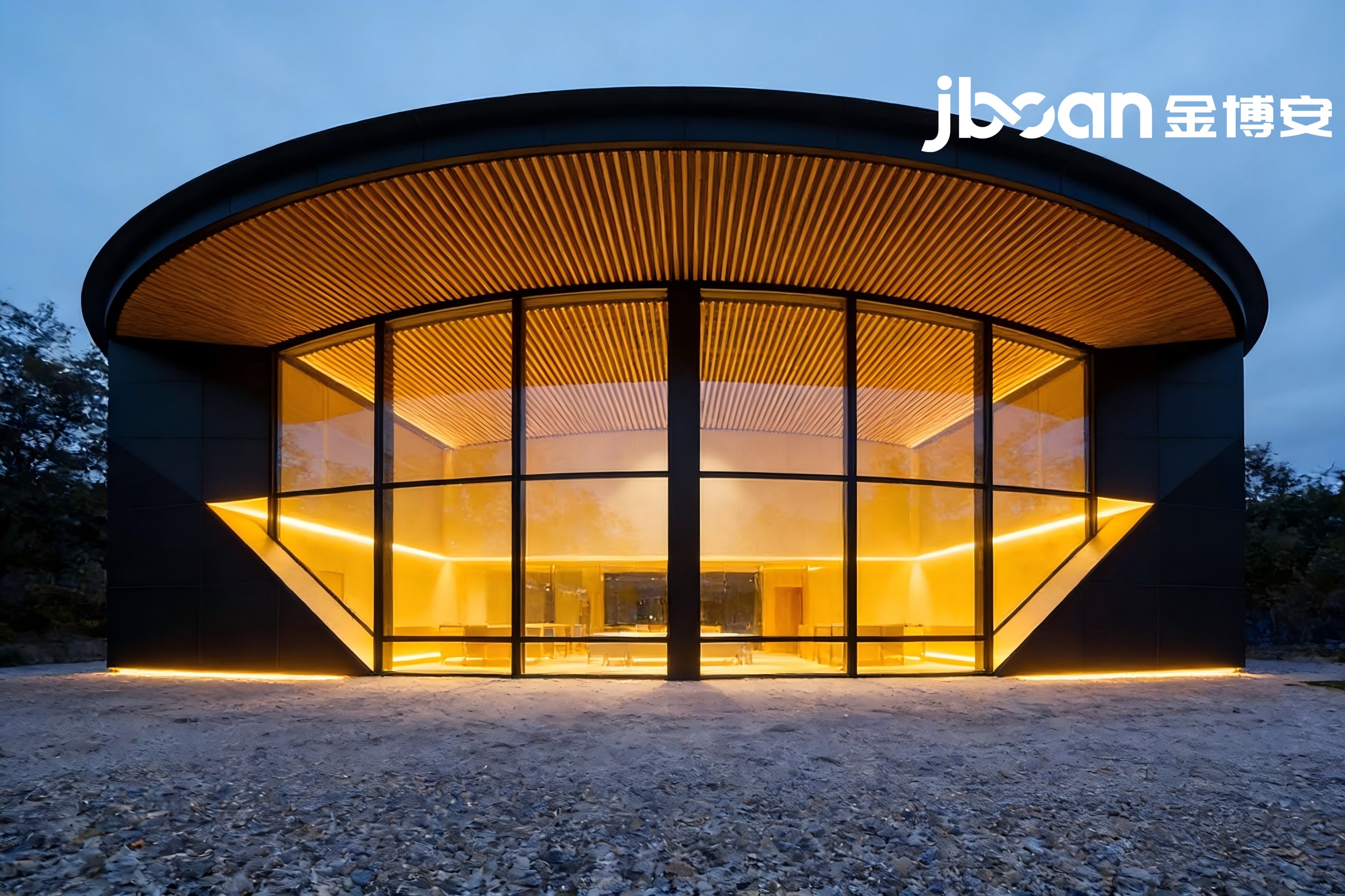 JBOAN金博安｜光影融林，点亮阿那亚槐树林餐饮会所(图2)