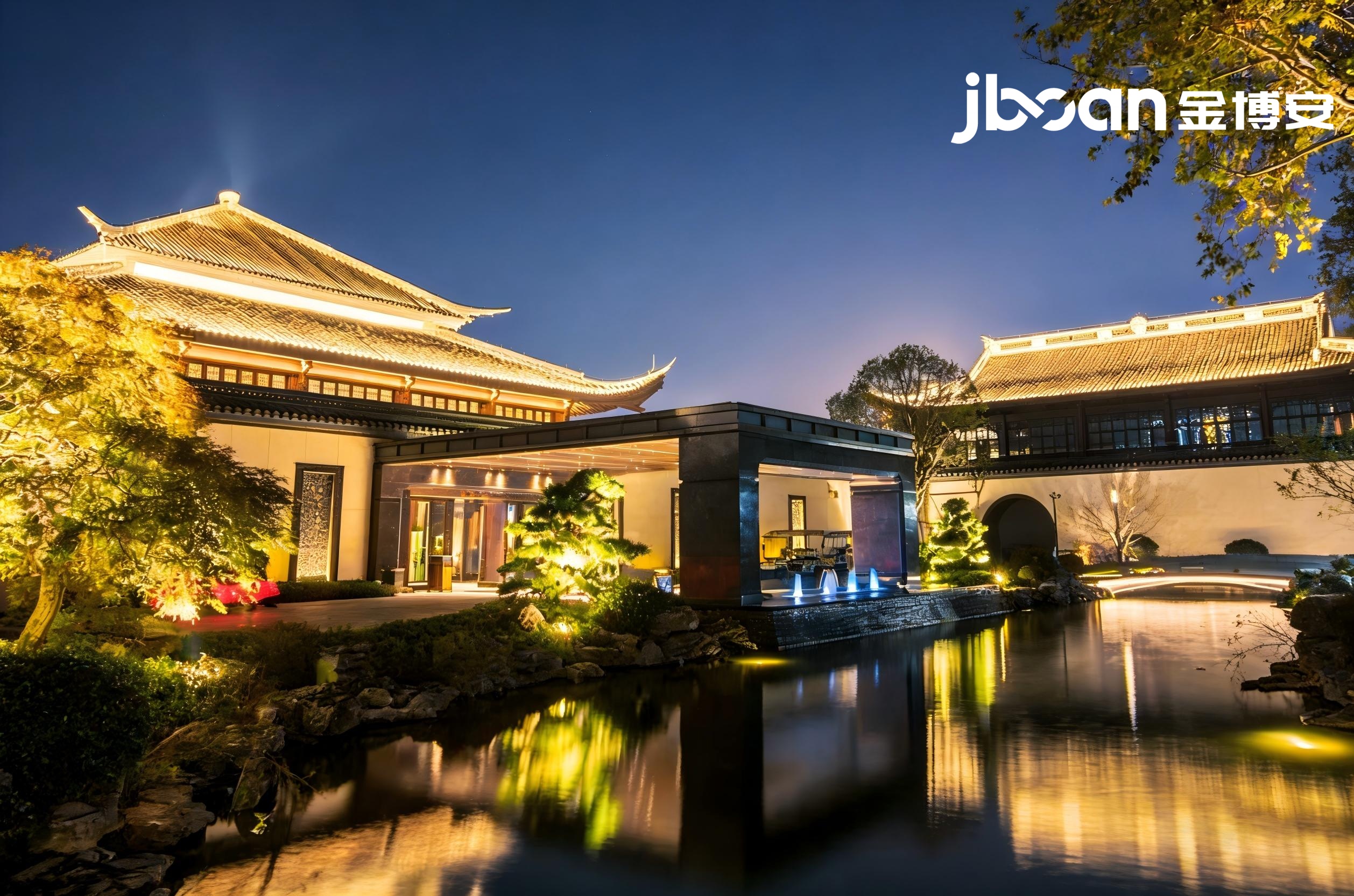 金博安点亮绍兴饭店，江南古韵焕新夜韵(图2)