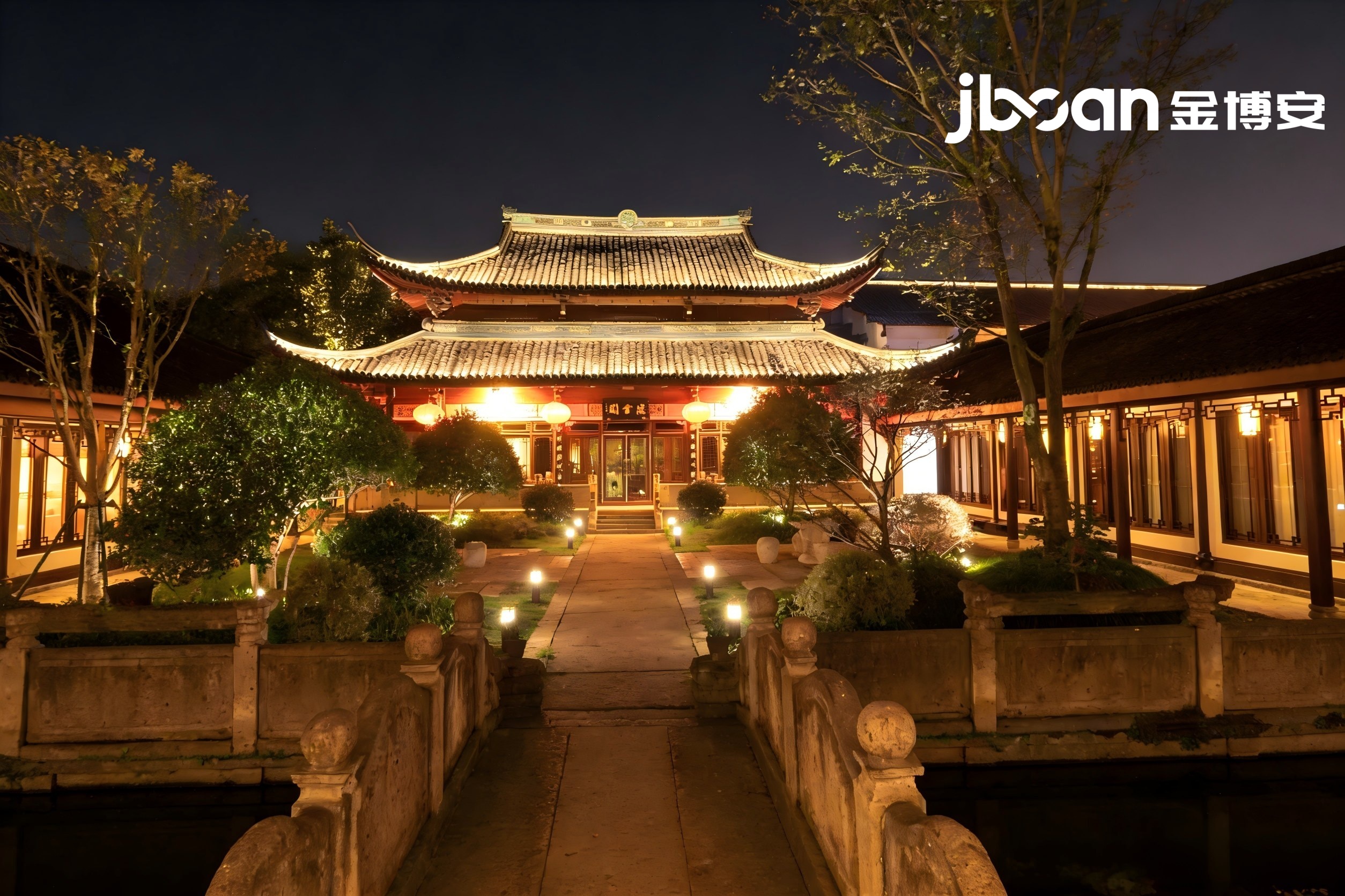 金博安点亮绍兴饭店，江南古韵焕新夜韵(图4)