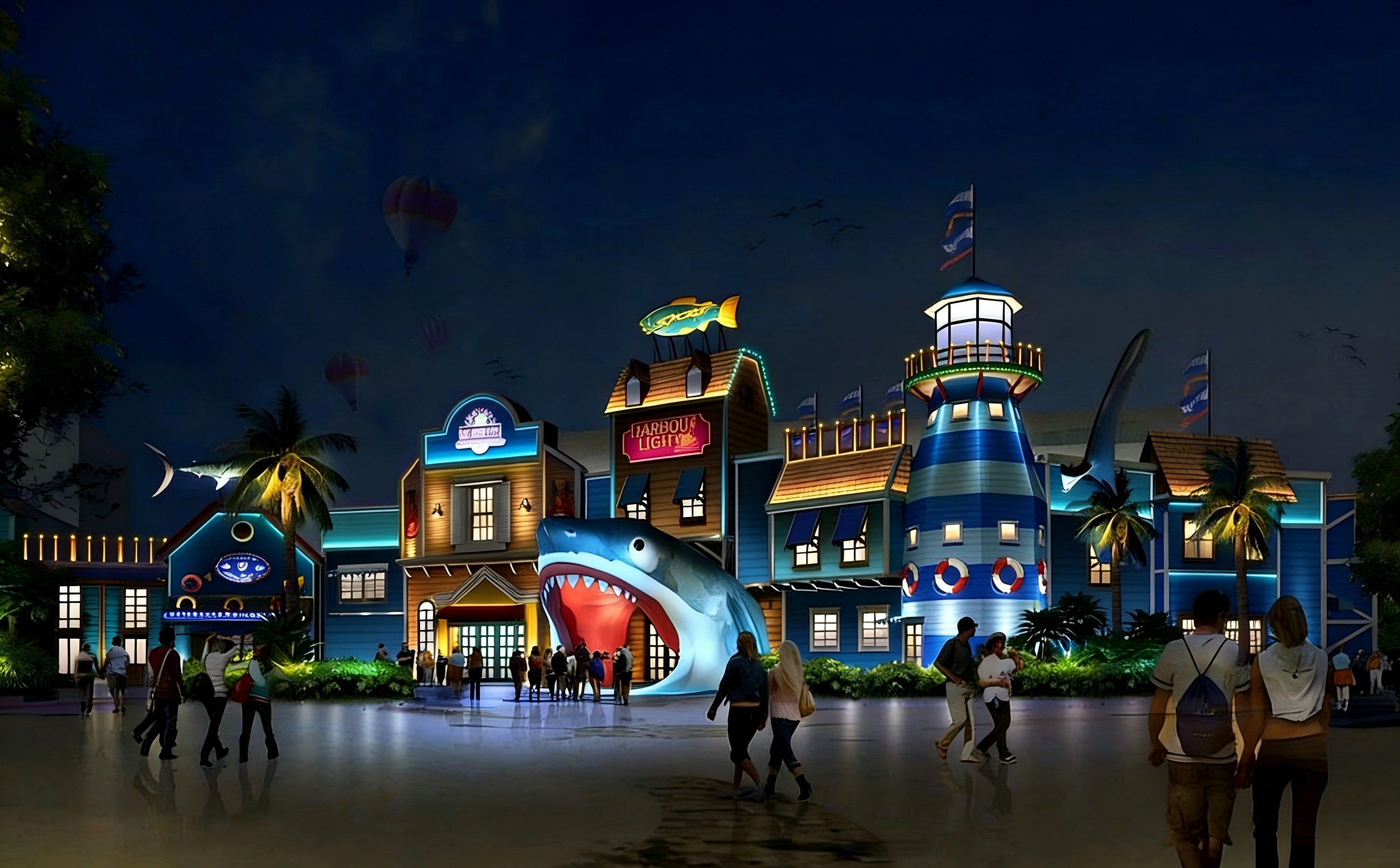 JBOAN金博安 光影焕新游乐盛宴——柳州主题乐园灯光设计亮化提升工程(图2)