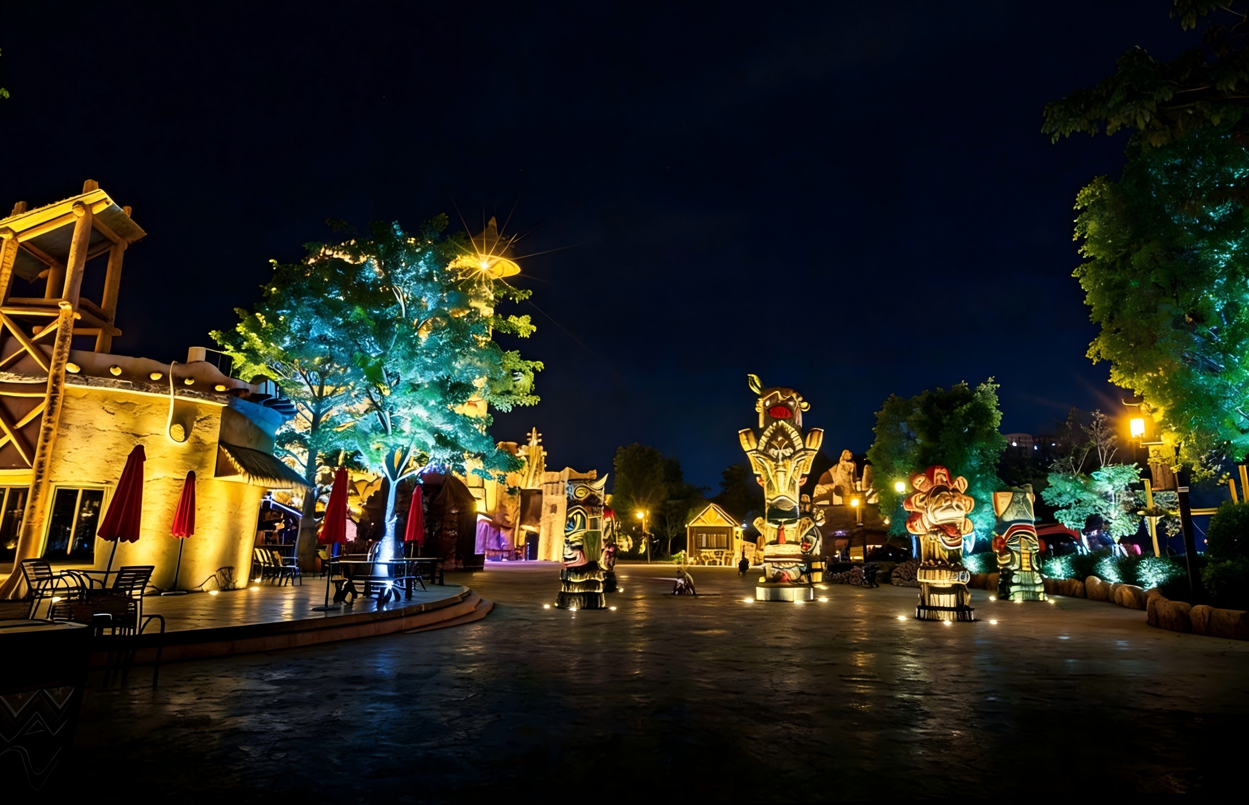 JBOAN金博安 光影焕新游乐盛宴——柳州主题乐园灯光设计亮化提升工程(图6)