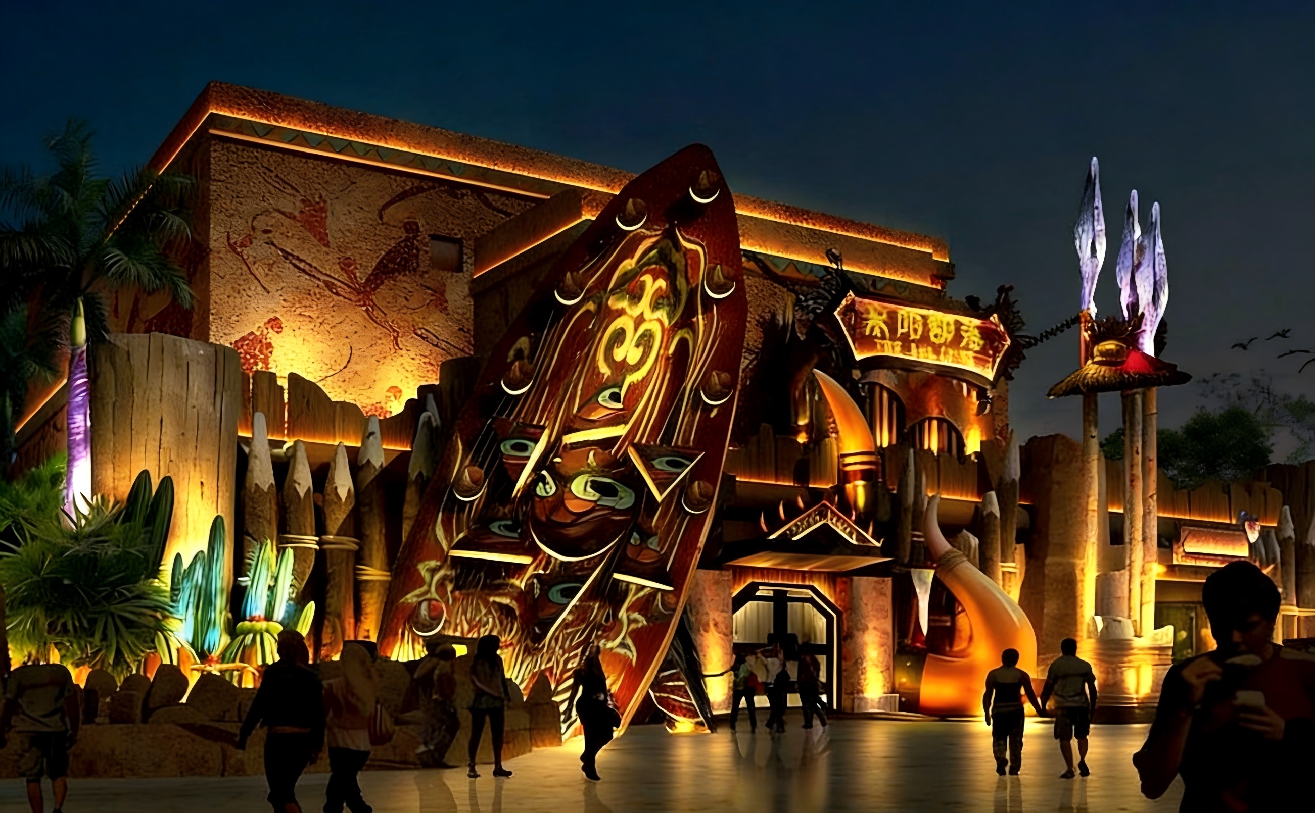 JBOAN金博安 光影焕新游乐盛宴——柳州主题乐园灯光设计亮化提升工程(图5)