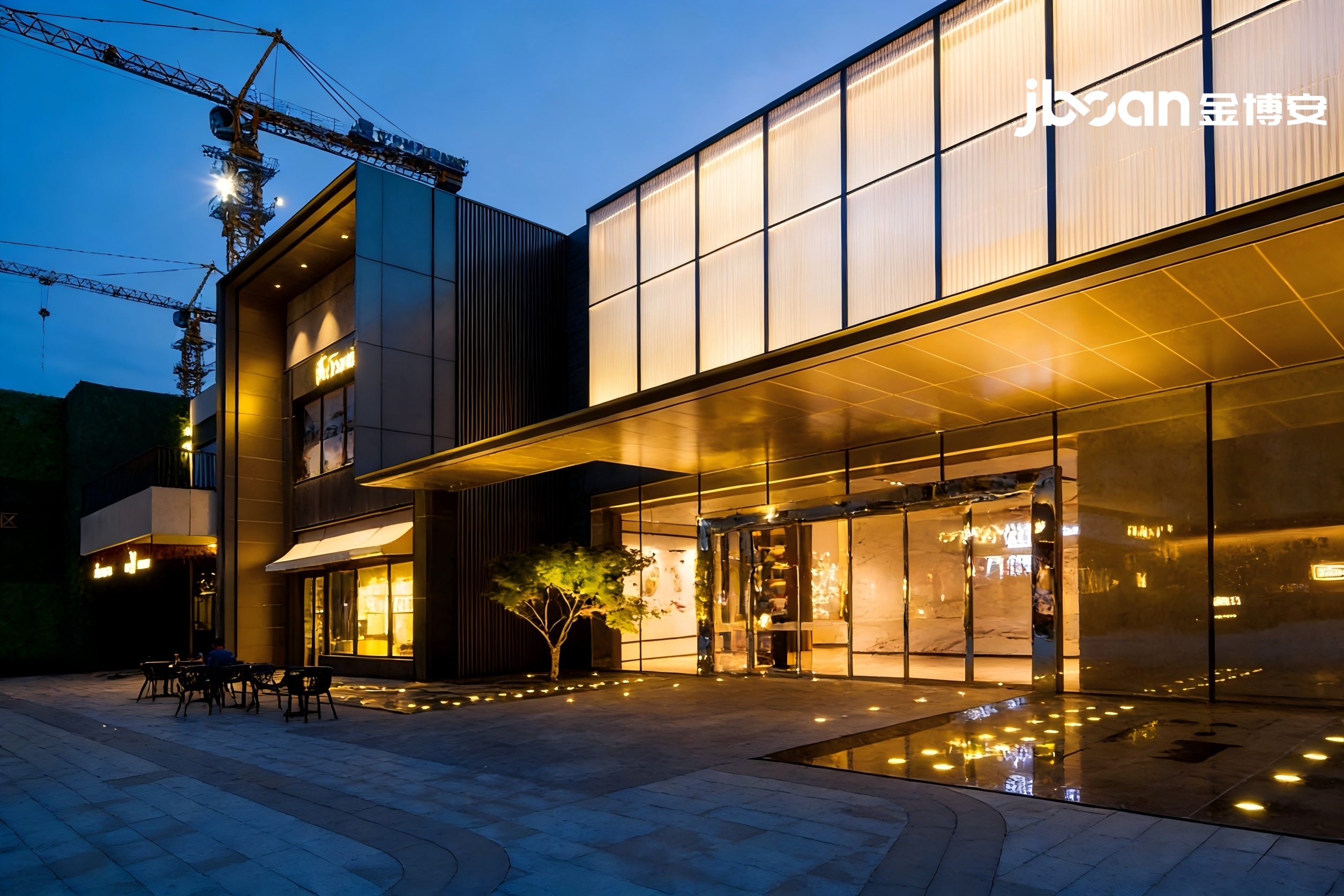  JBOAN金博安 暖光筑家｜徐州万象府照明亮化提升工程(图1)