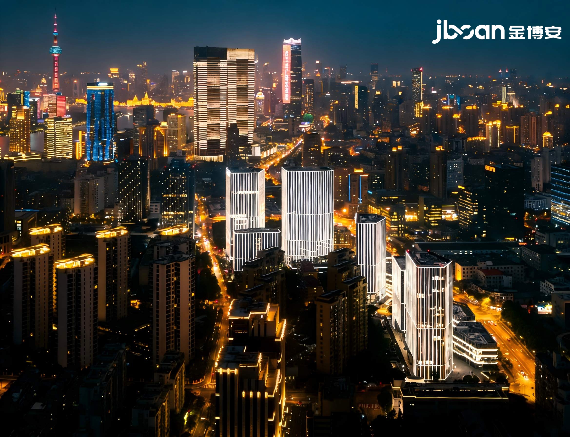 上海保利绿地广场轮廓亮化工程圆满落地(图1)