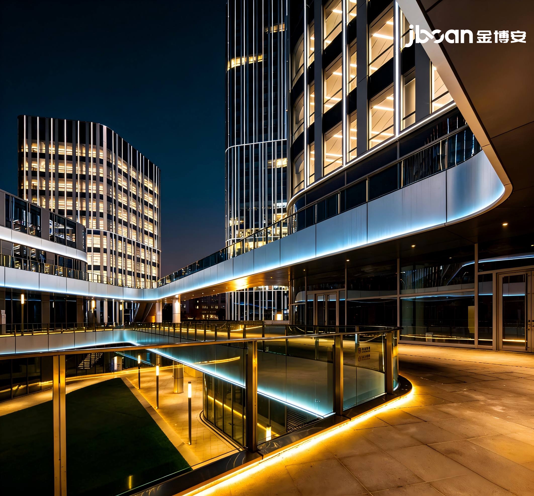 上海保利绿地广场轮廓亮化工程圆满落地(图4)