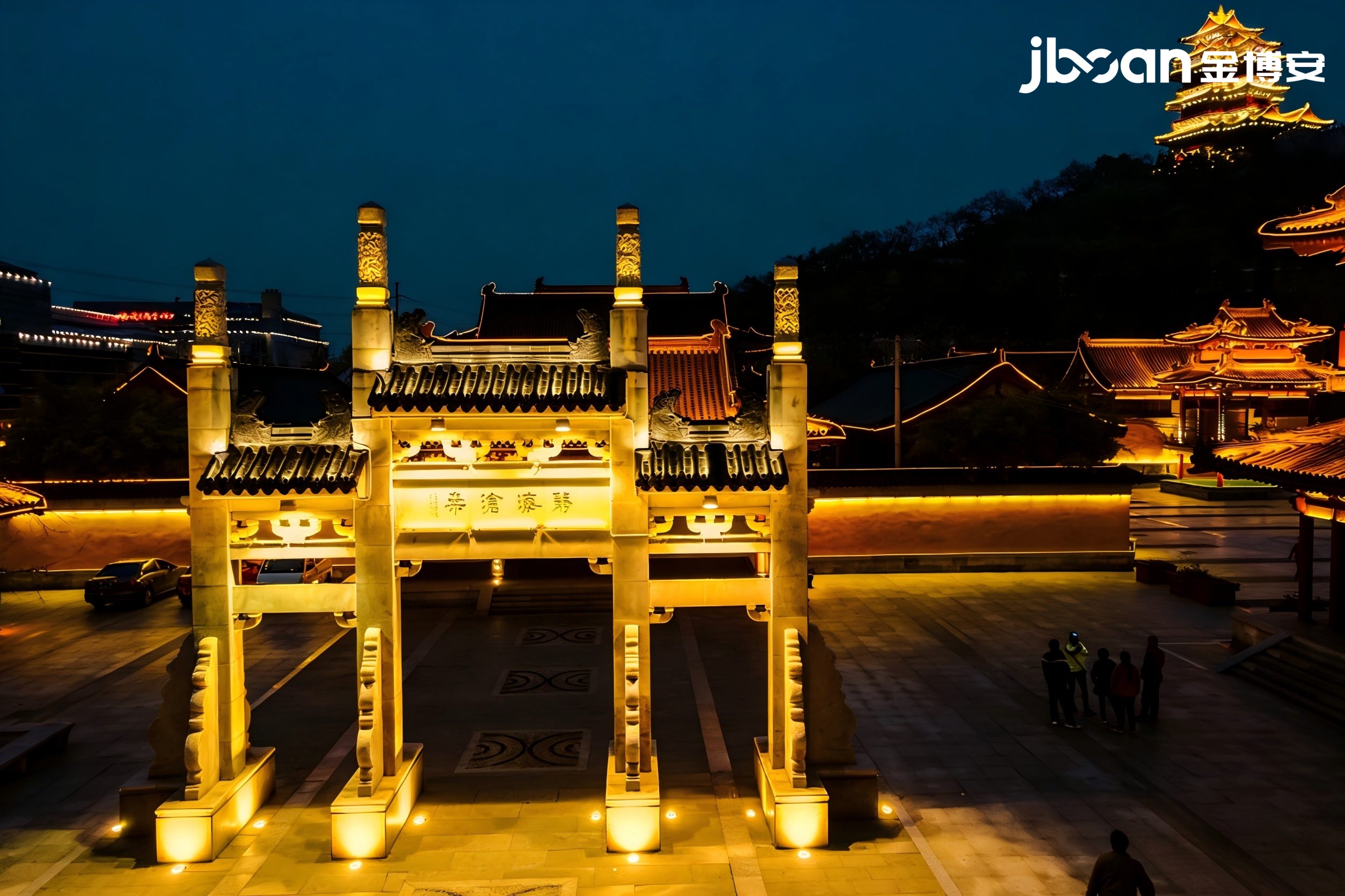 金博安柔性洗墙灯南京阅江楼景区(图4)