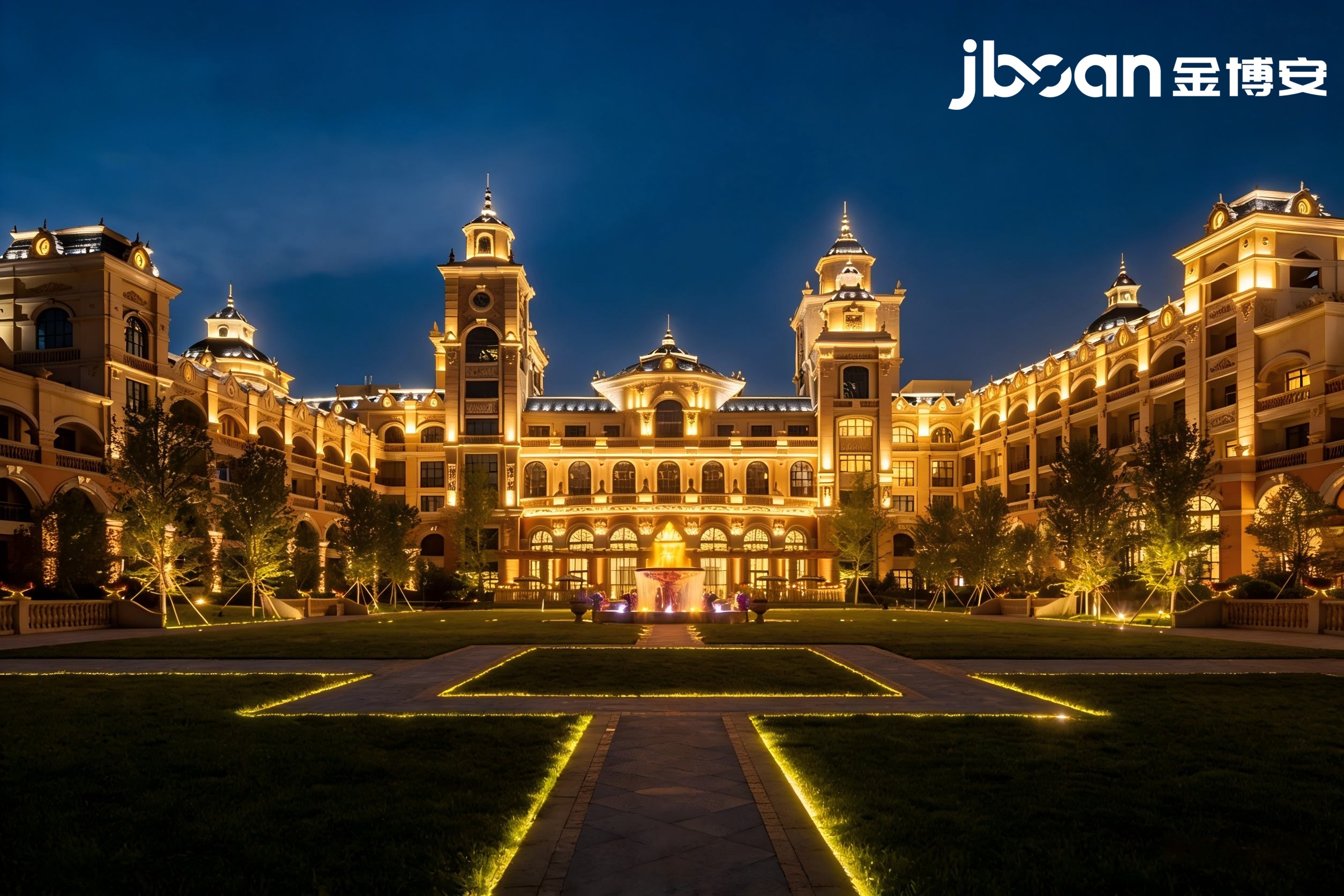 金博安3000K柔性洗墙灯 暖光映海岸 点亮大连金石滩希尔顿夜景(图3) 金博安3000K柔性洗墙灯 暖光映海岸 点亮大连金石滩希尔顿夜景(图3)