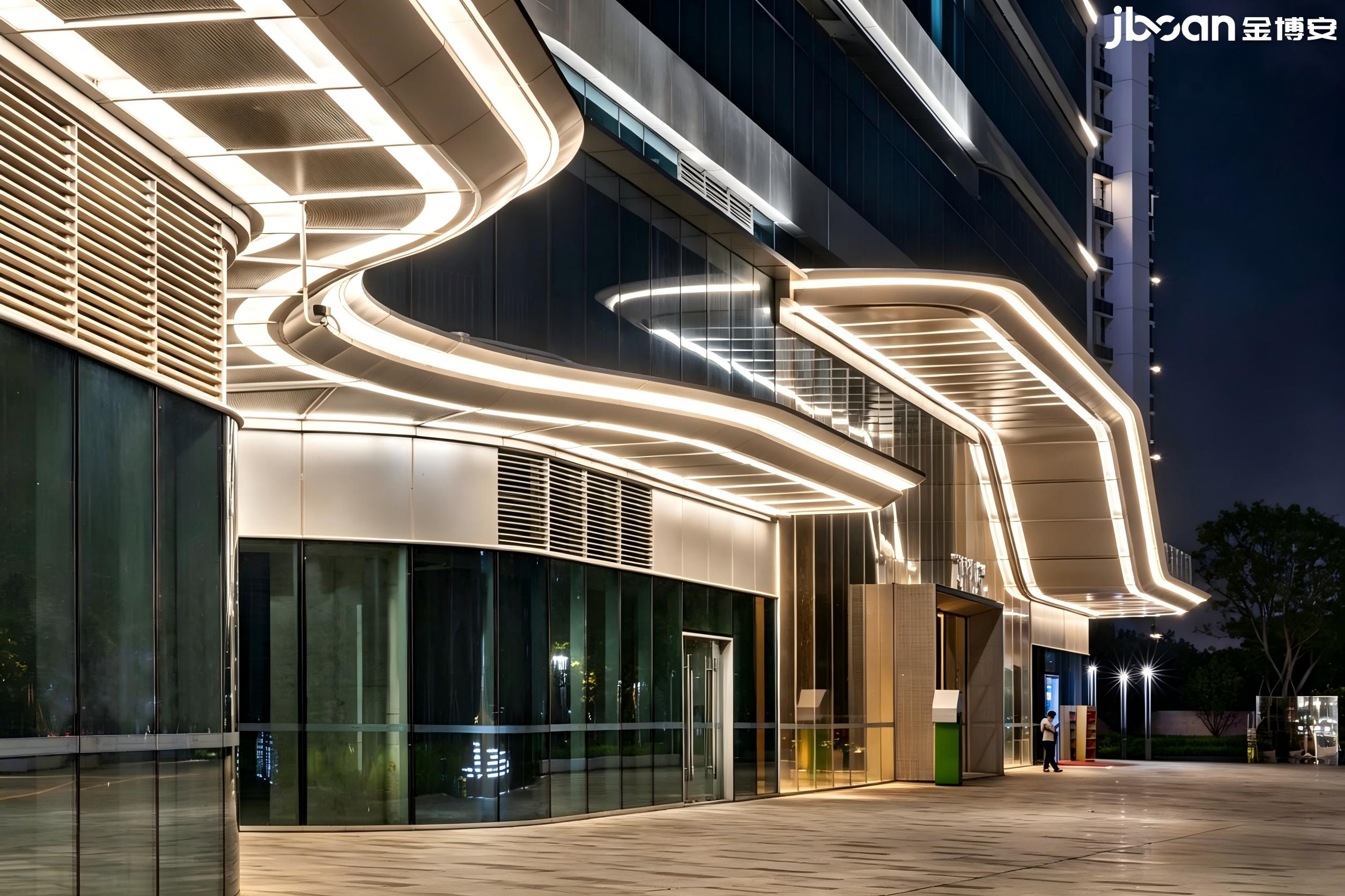 JBOAN柔性洗墙灯南太云创谷建筑立面新美学(图4)