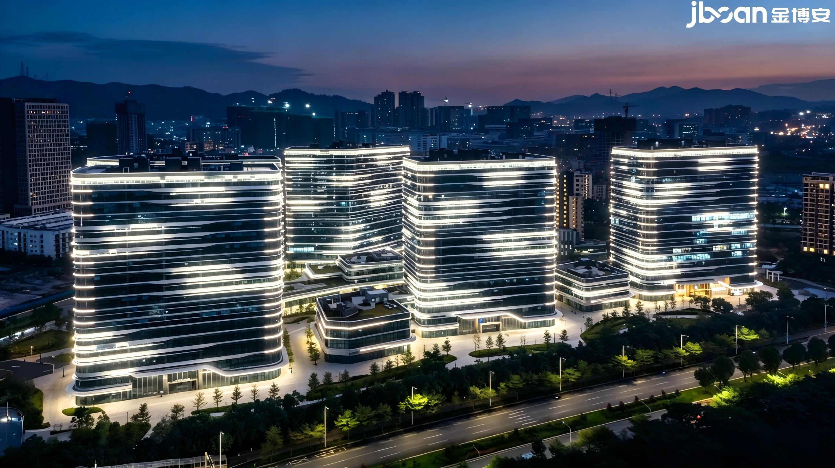 JBOAN柔性洗墙灯南太云创谷建筑立面新美学(图1)