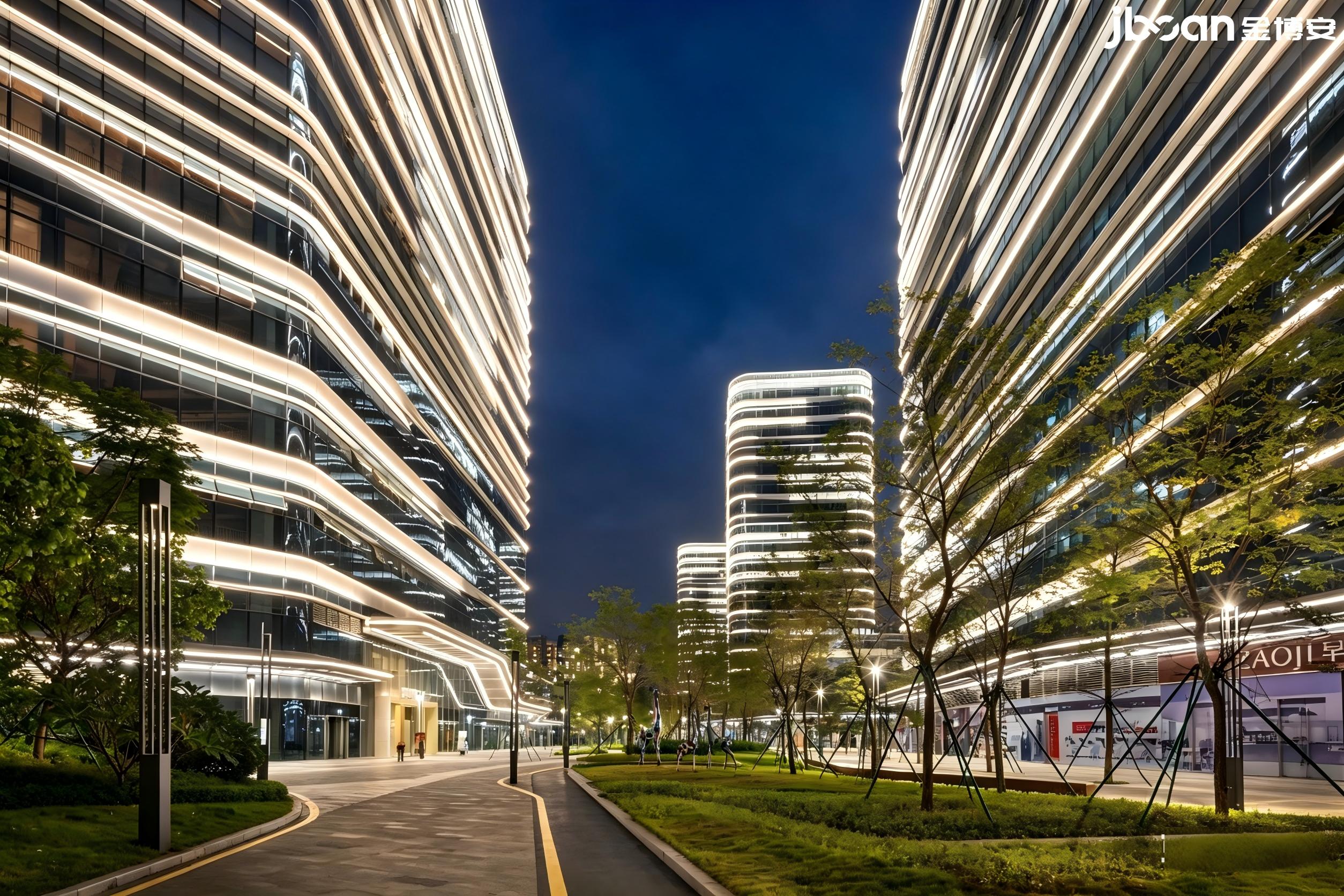 JBOAN柔性洗墙灯南太云创谷建筑立面新美学(图5)